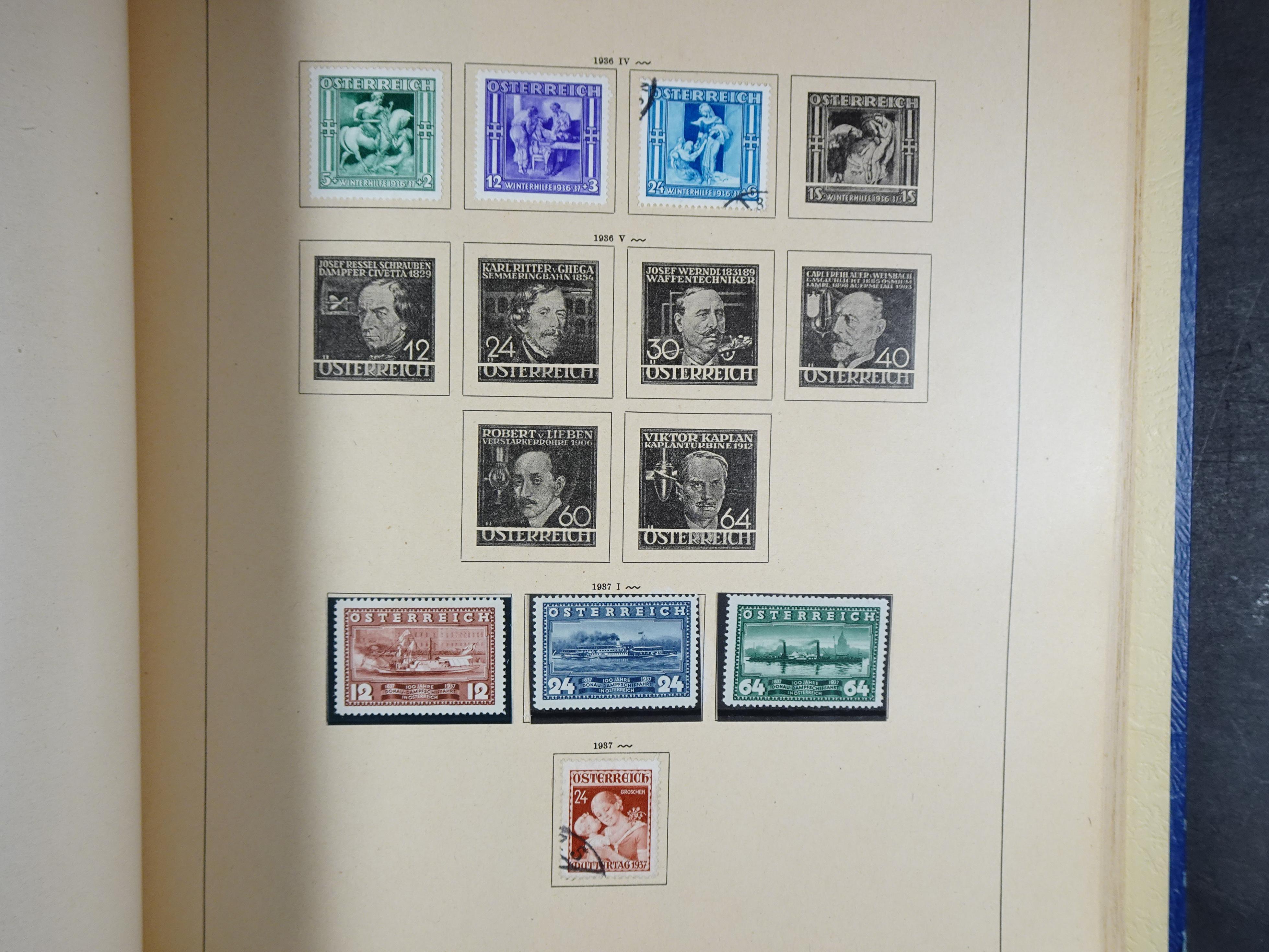 Mooie klassieke verzameling zeer goed gevulde Schaubek album. 170