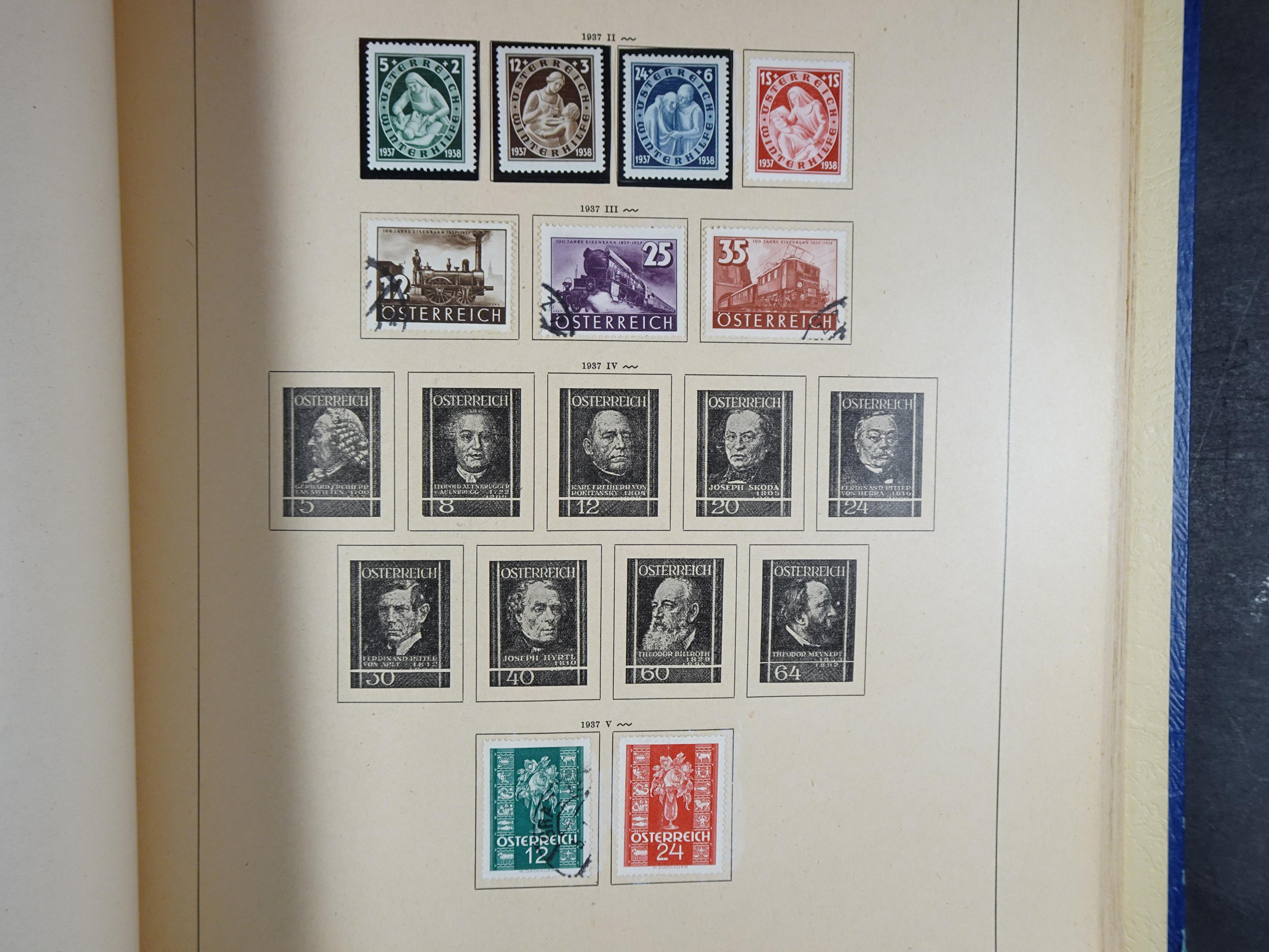 Mooie klassieke verzameling zeer goed gevulde Schaubek album. 171