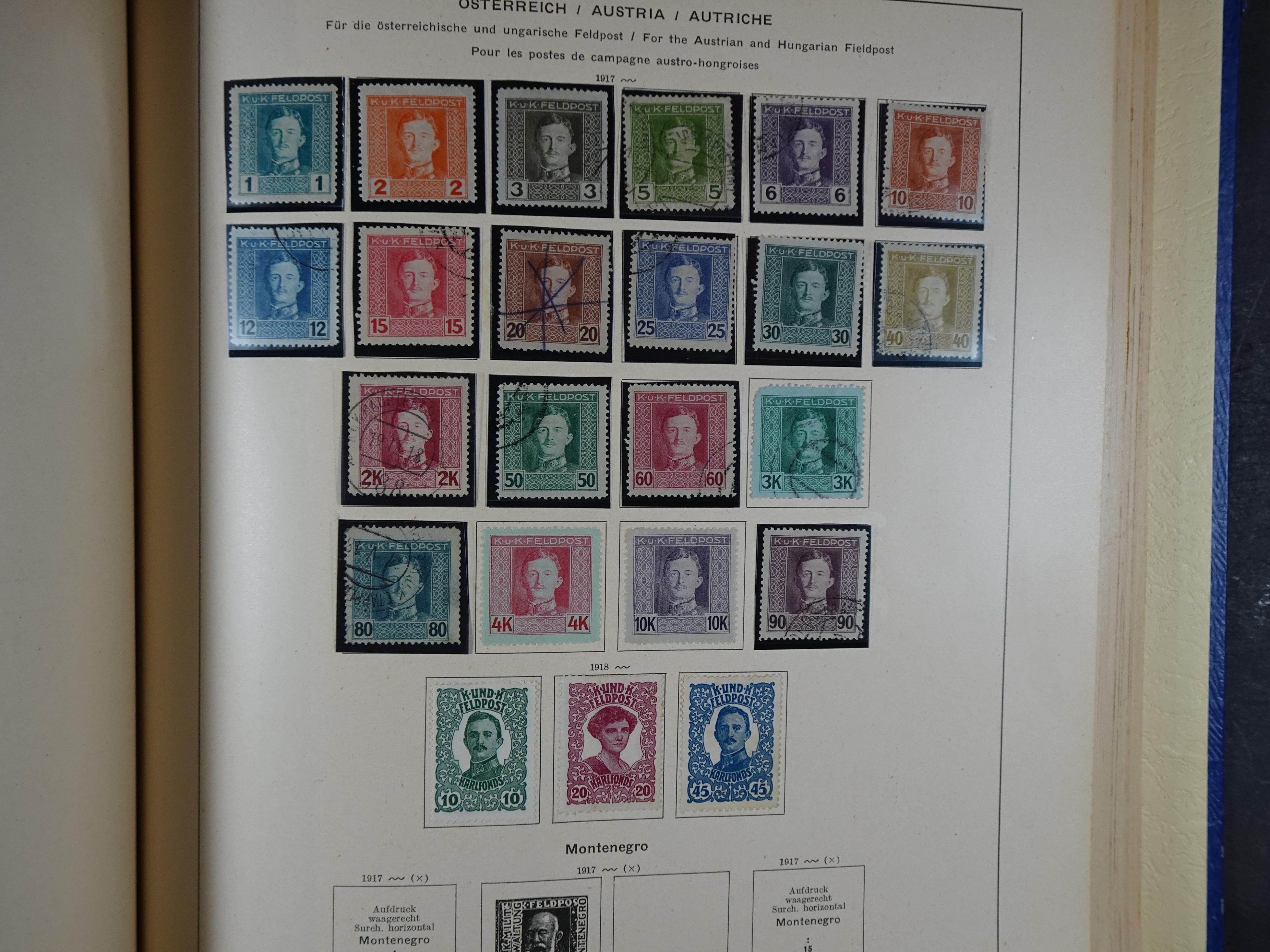 Mooie klassieke verzameling zeer goed gevulde Schaubek album. 174