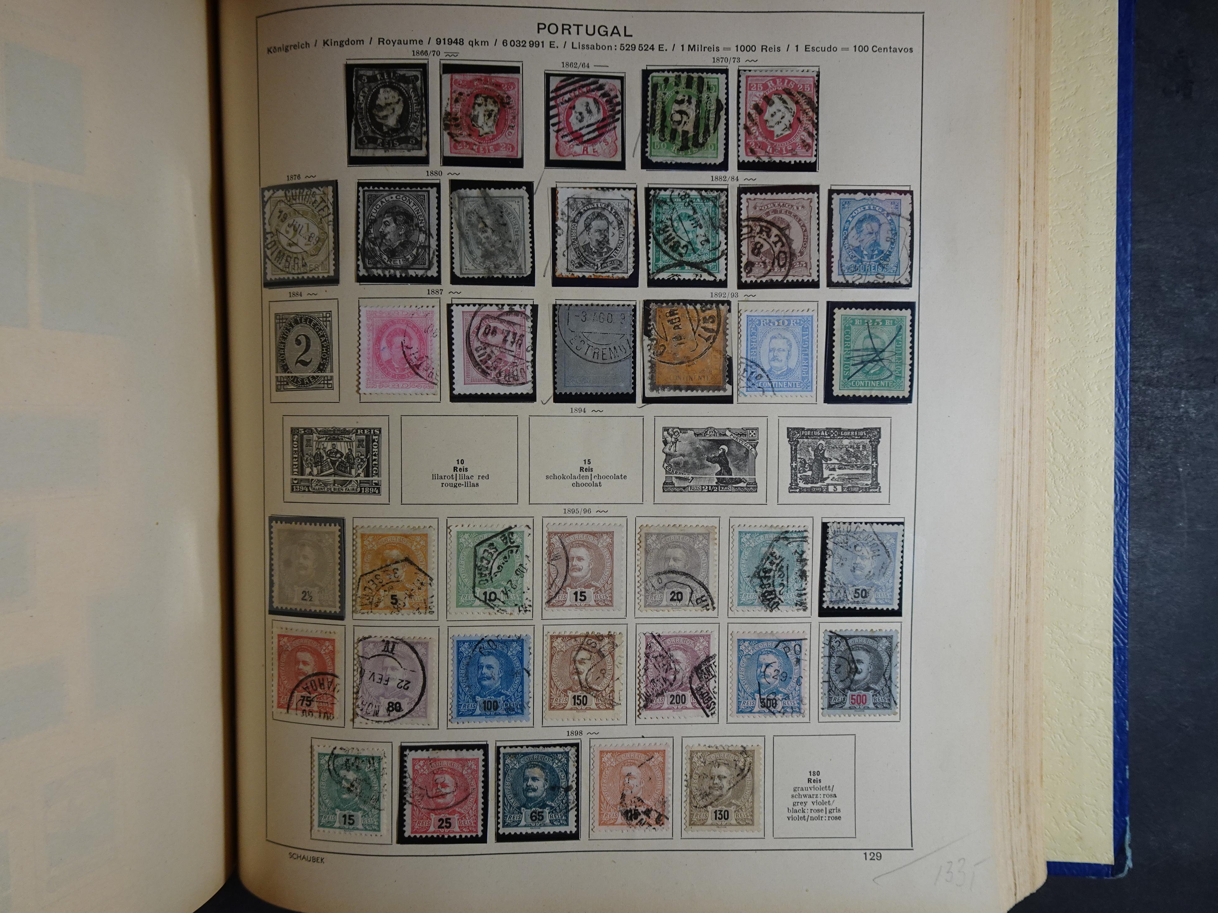 Mooie klassieke verzameling zeer goed gevulde Schaubek album. 188