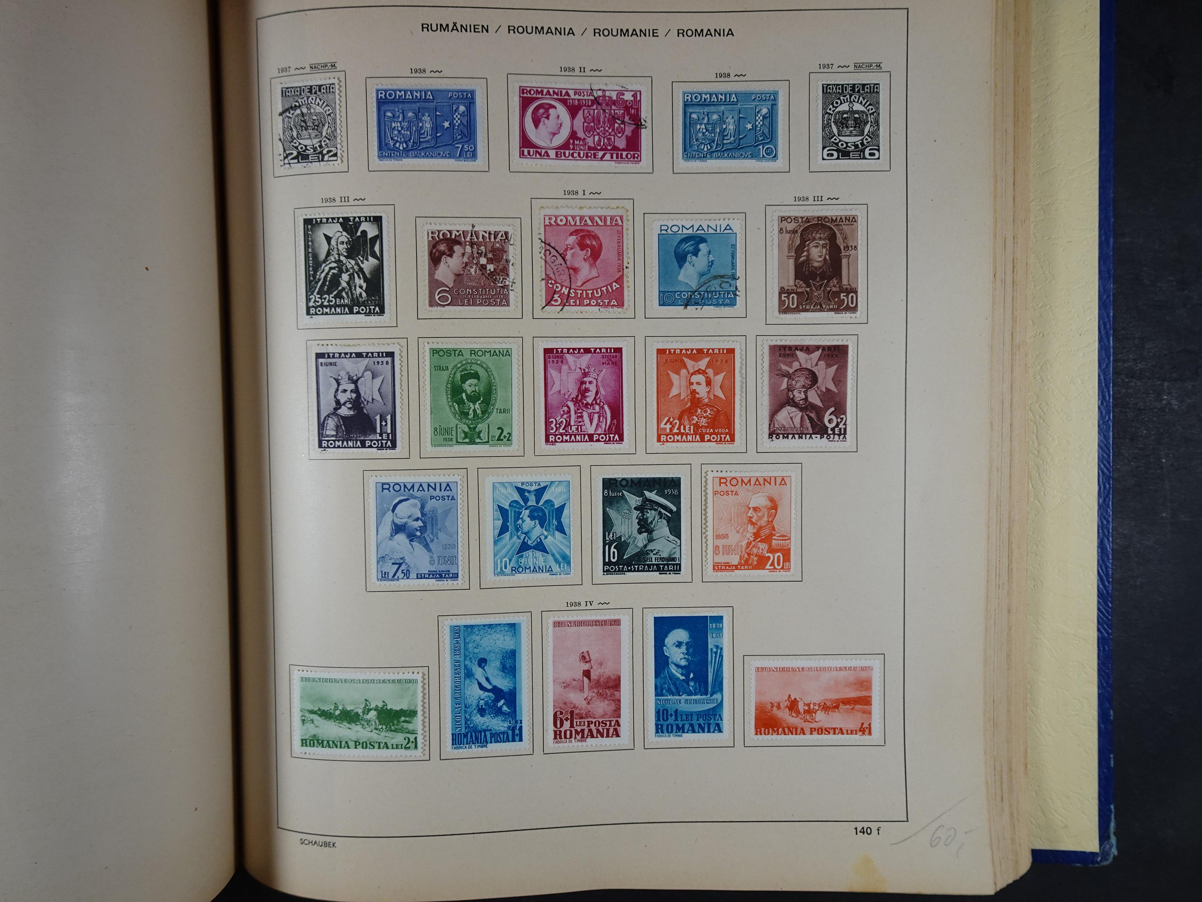 Mooie klassieke verzameling zeer goed gevulde Schaubek album. 207