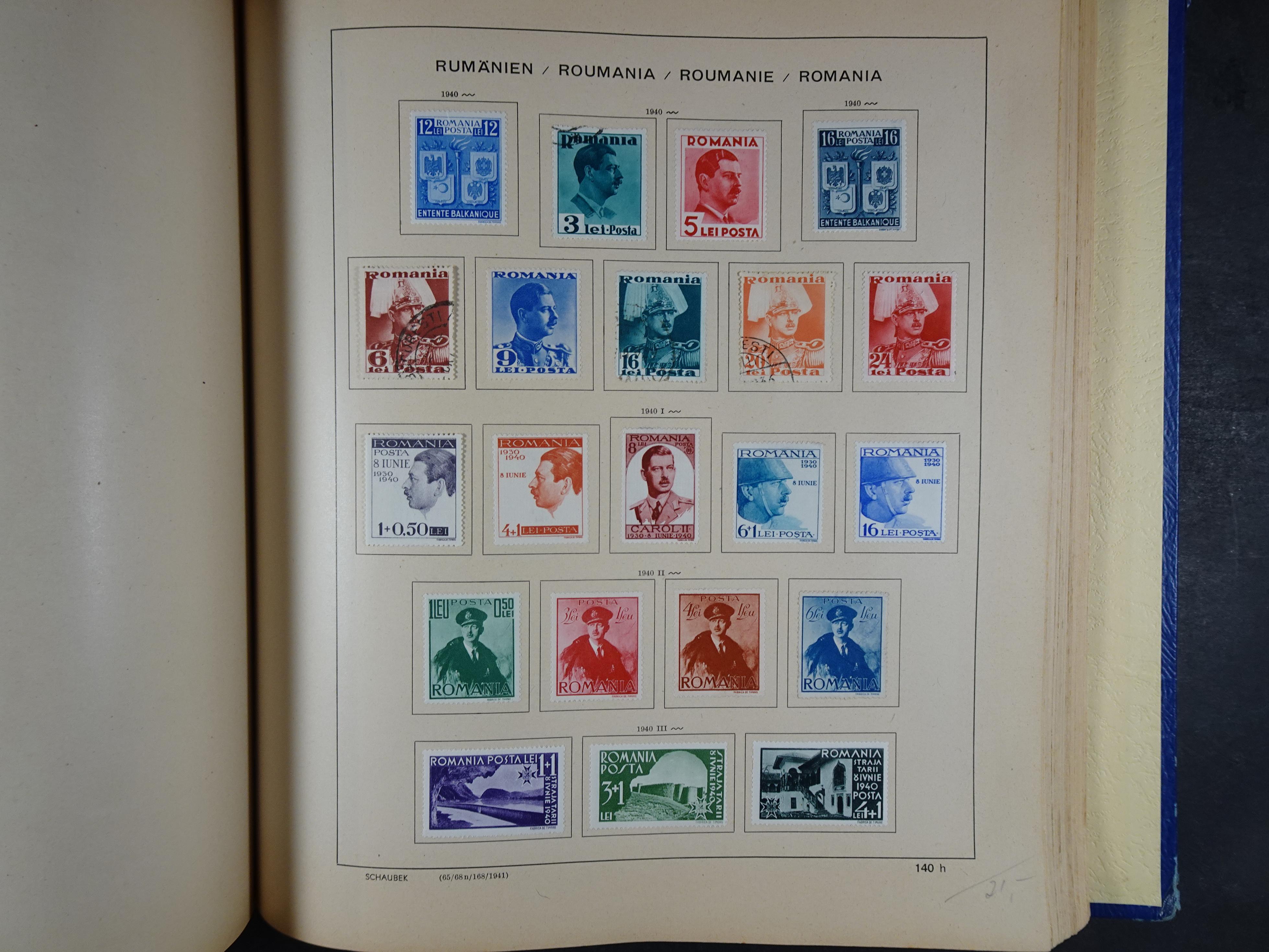 Mooie klassieke verzameling zeer goed gevulde Schaubek album. 209