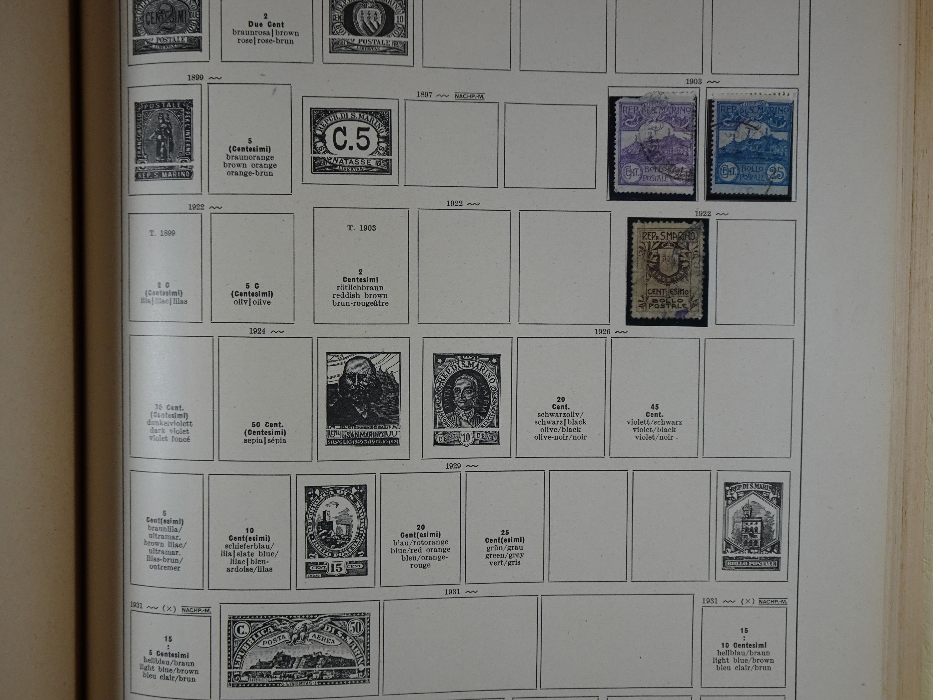 Mooie klassieke verzameling zeer goed gevulde Schaubek album. 223