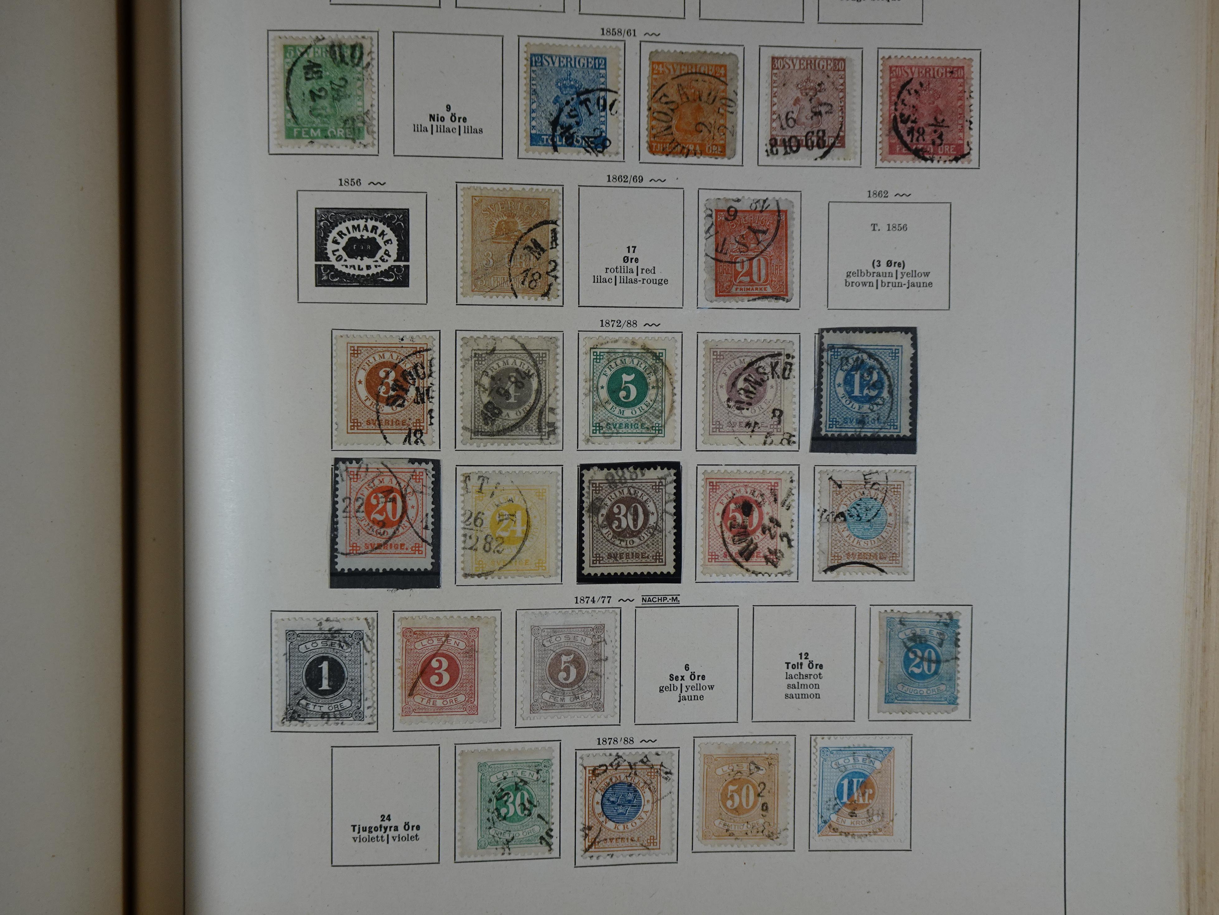 Mooie klassieke verzameling zeer goed gevulde Schaubek album. 224