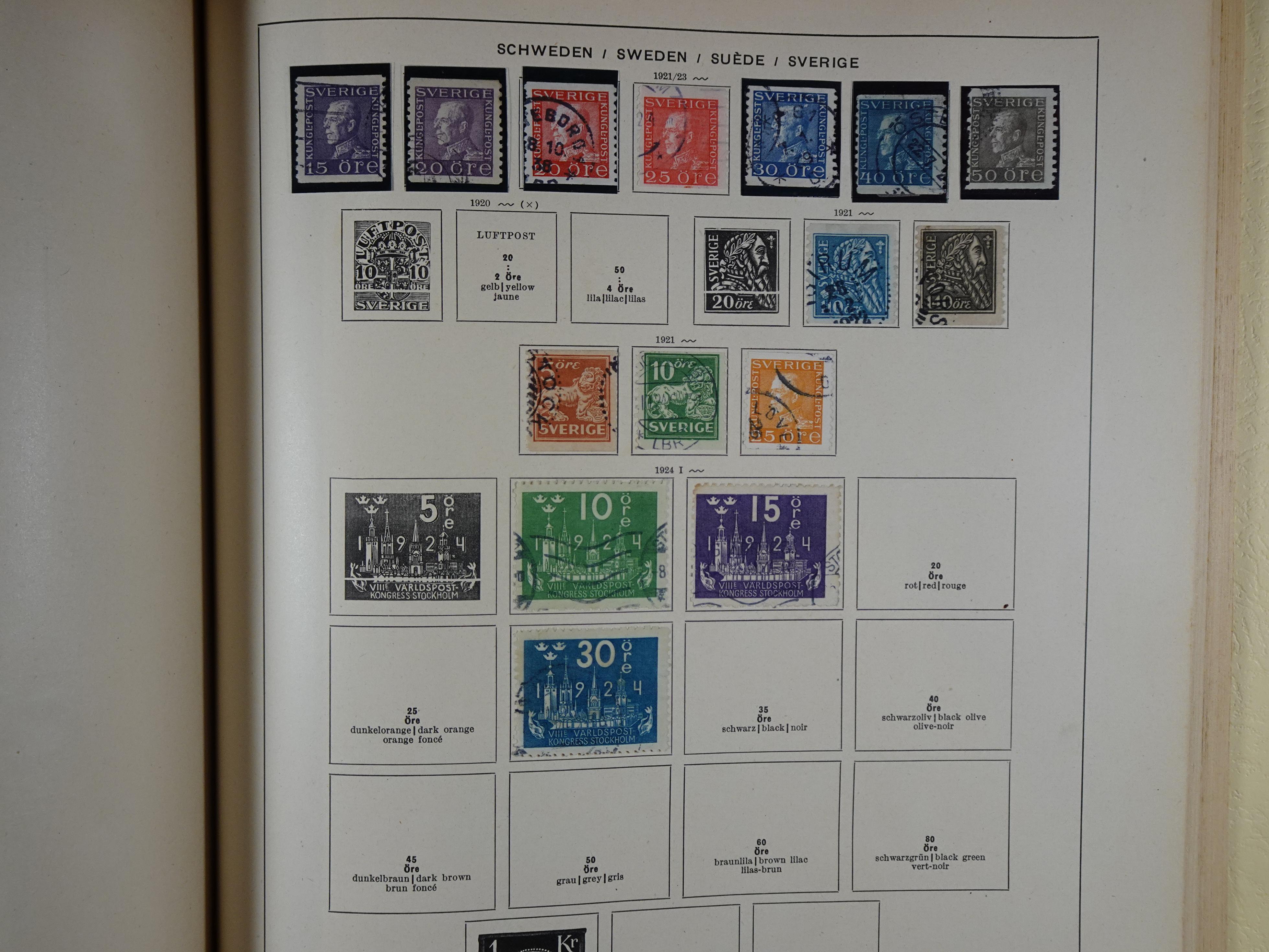 Mooie klassieke verzameling zeer goed gevulde Schaubek album. 228