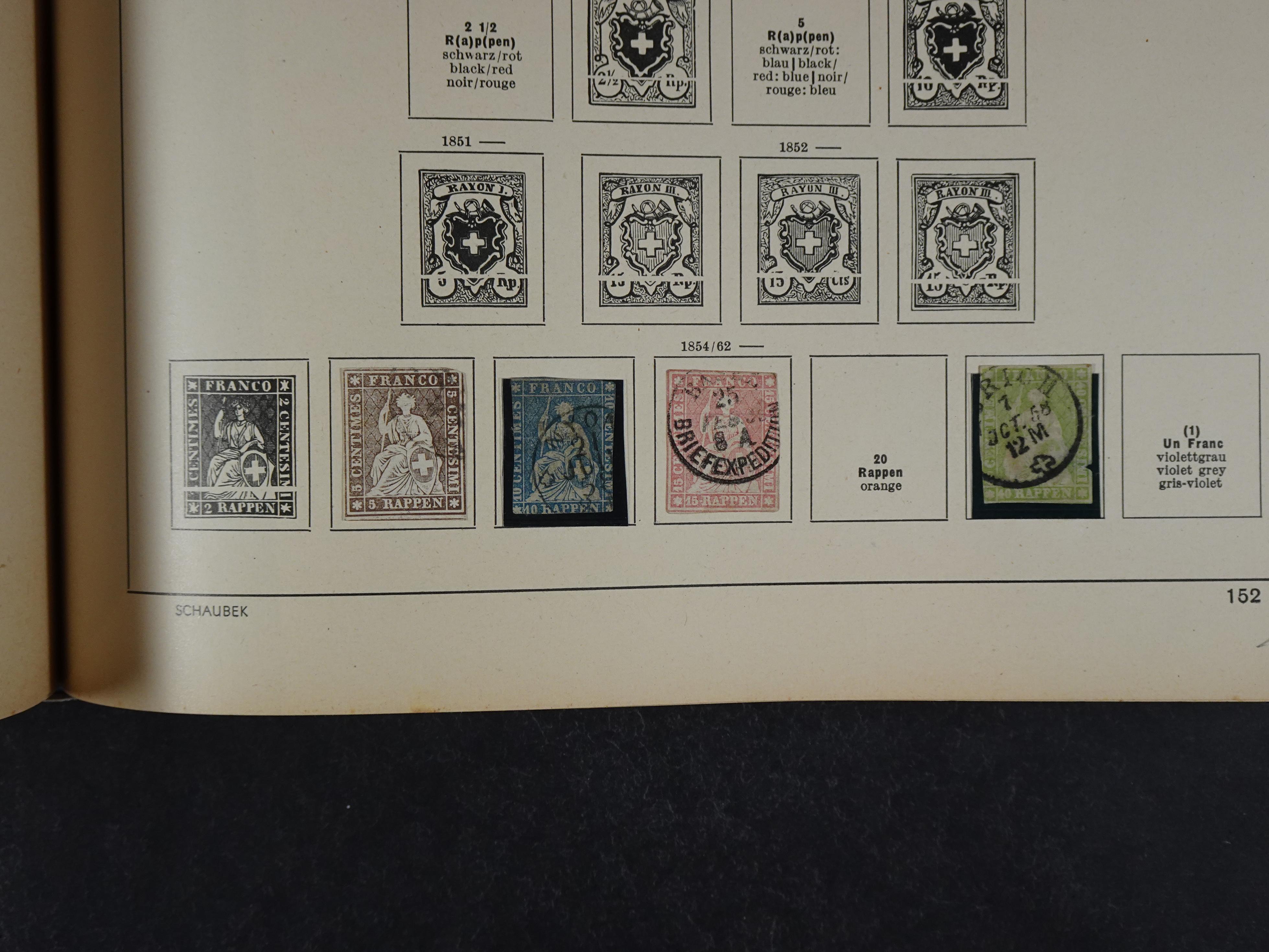 Mooie klassieke verzameling zeer goed gevulde Schaubek album. 236