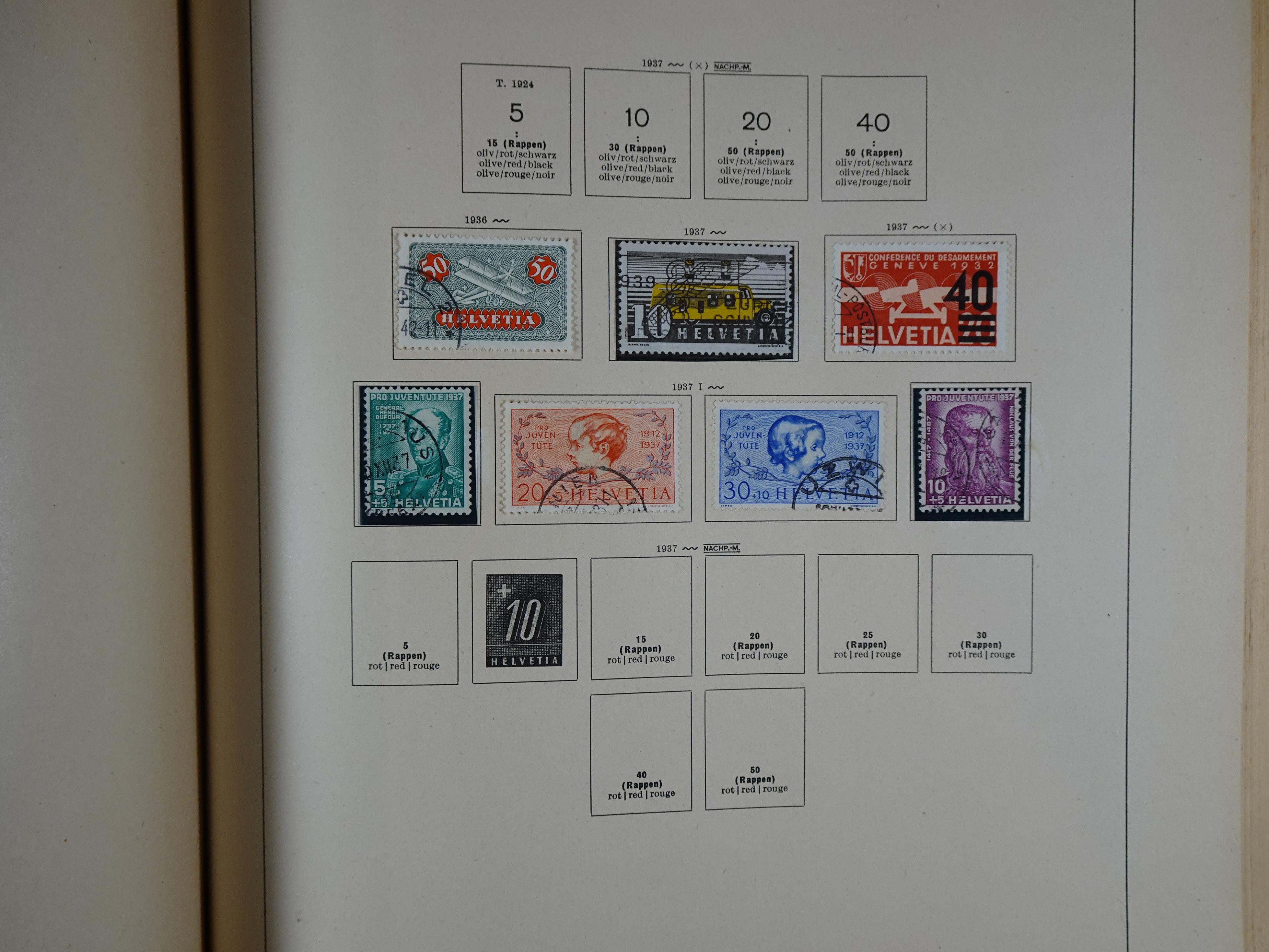 Mooie klassieke verzameling zeer goed gevulde Schaubek album. 245