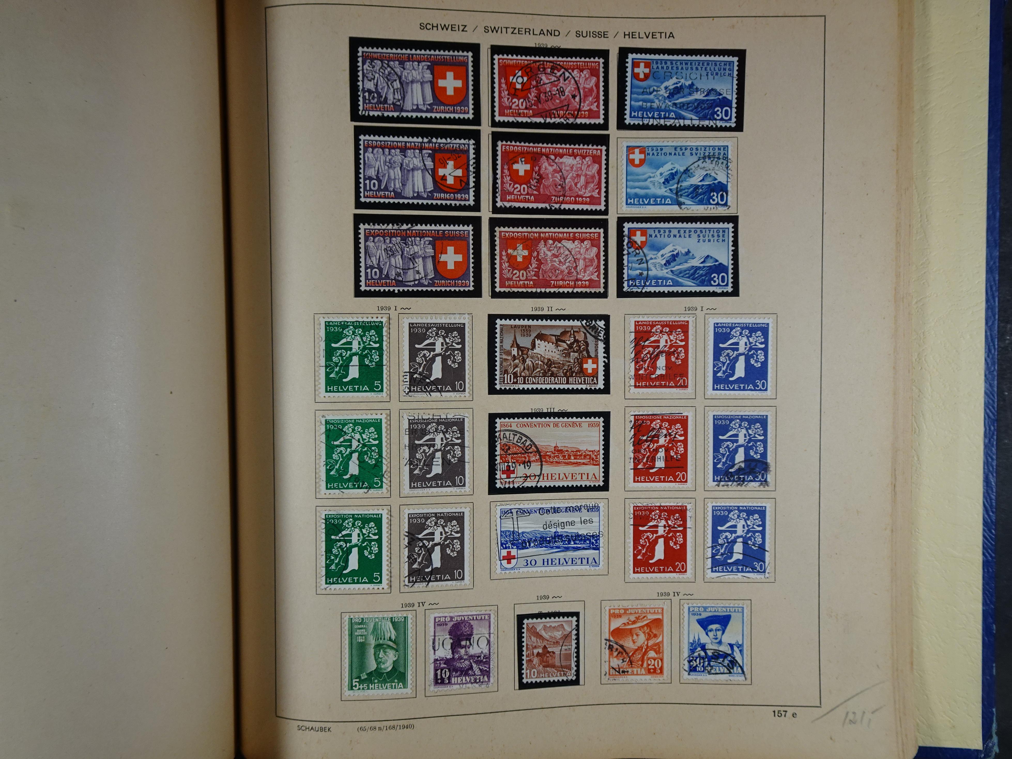 Mooie klassieke verzameling zeer goed gevulde Schaubek album. 247