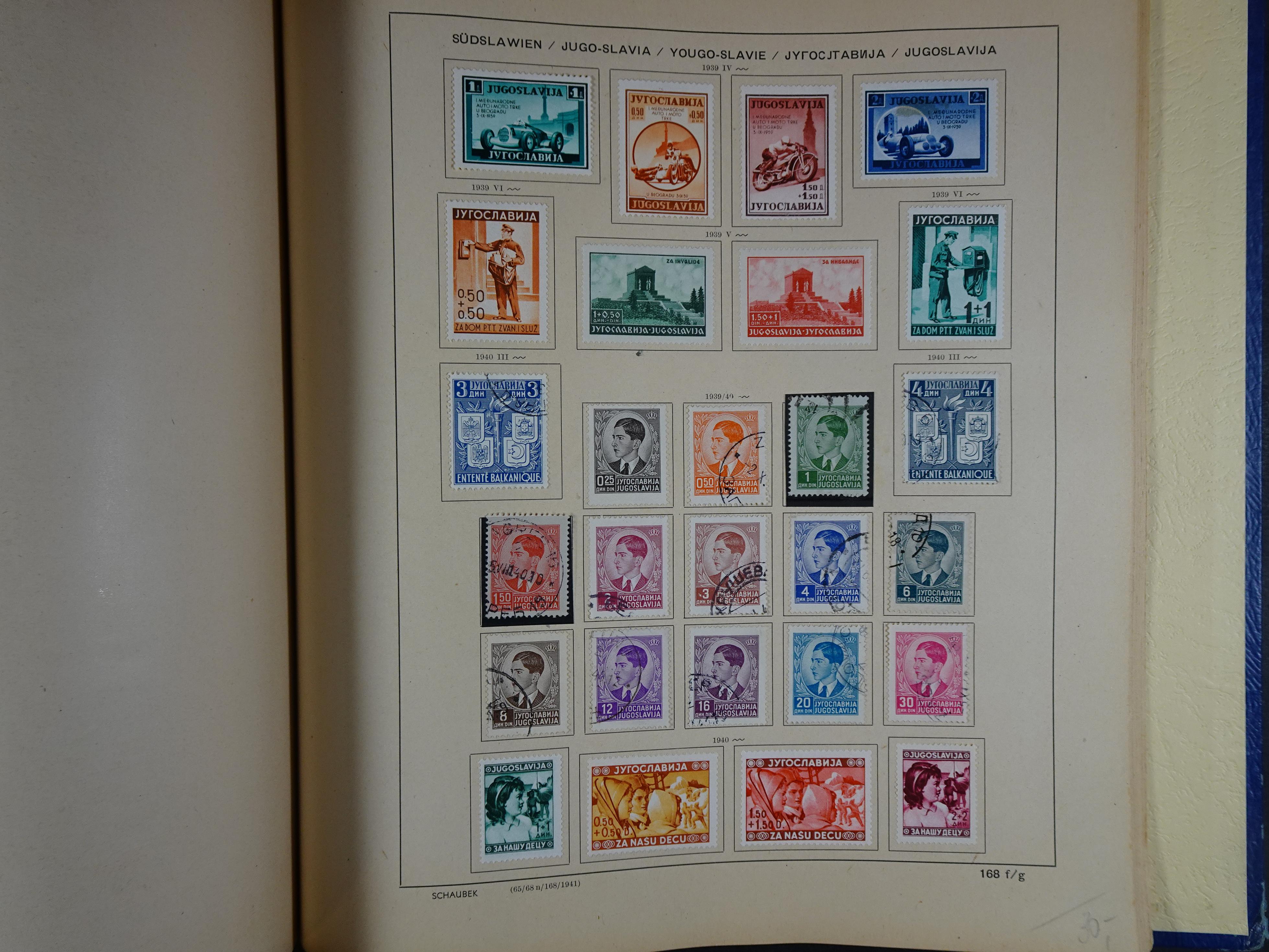 Mooie klassieke verzameling zeer goed gevulde Schaubek album. 270