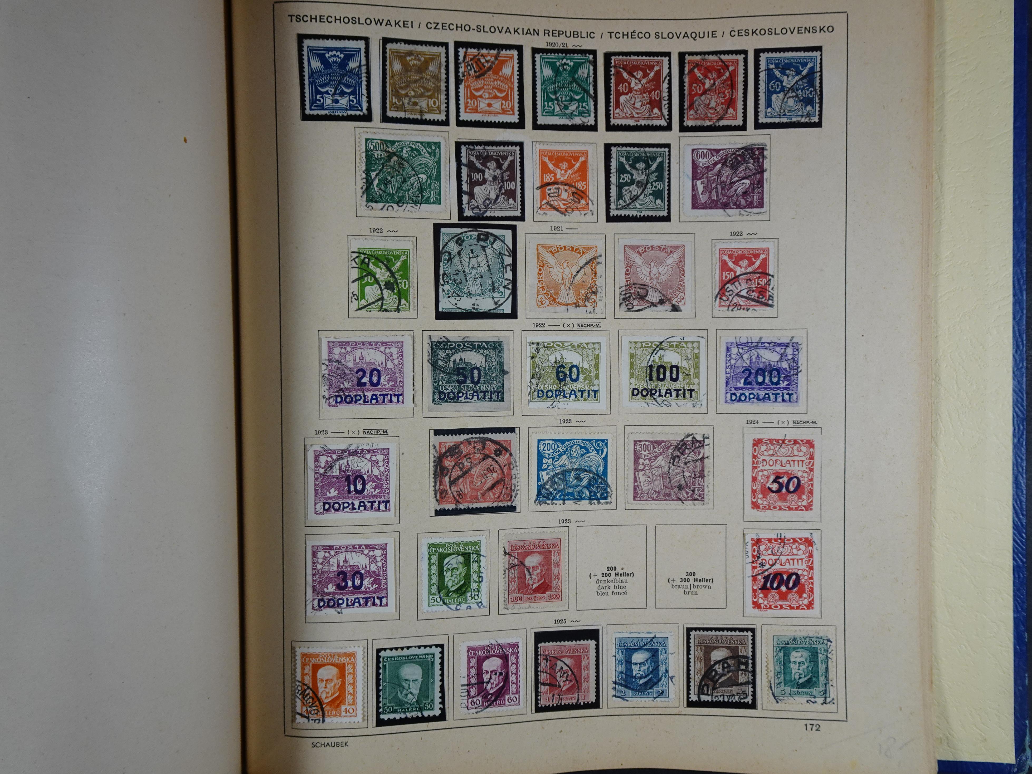 Mooie klassieke verzameling zeer goed gevulde Schaubek album. 274