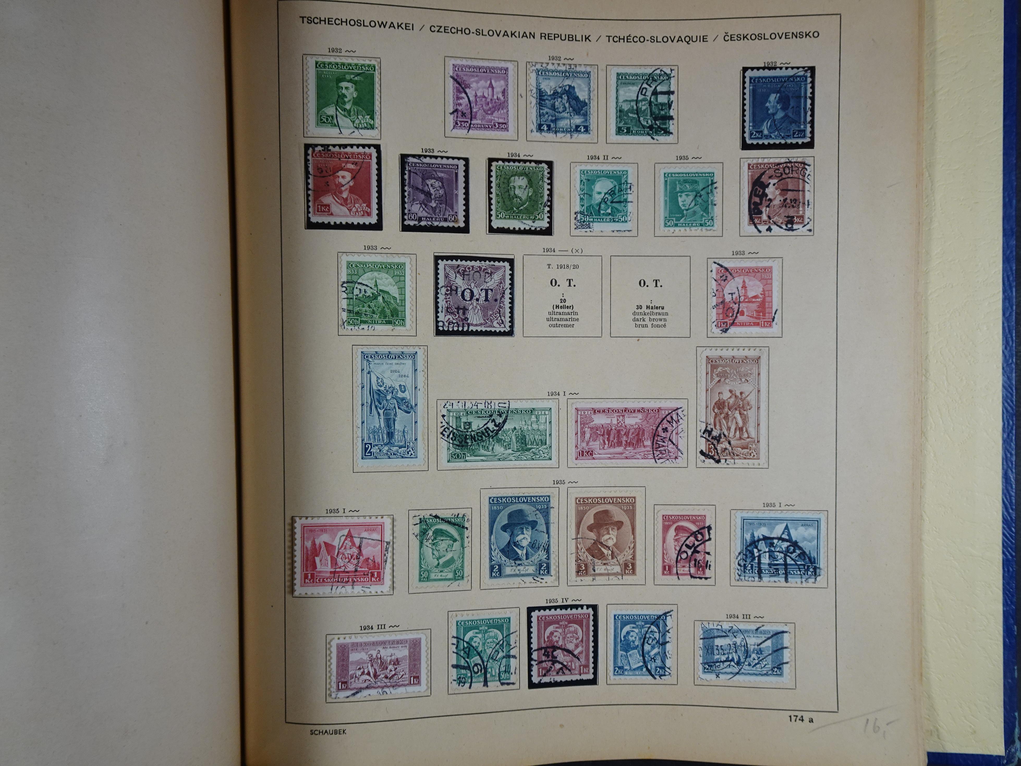 Mooie klassieke verzameling zeer goed gevulde Schaubek album. 277