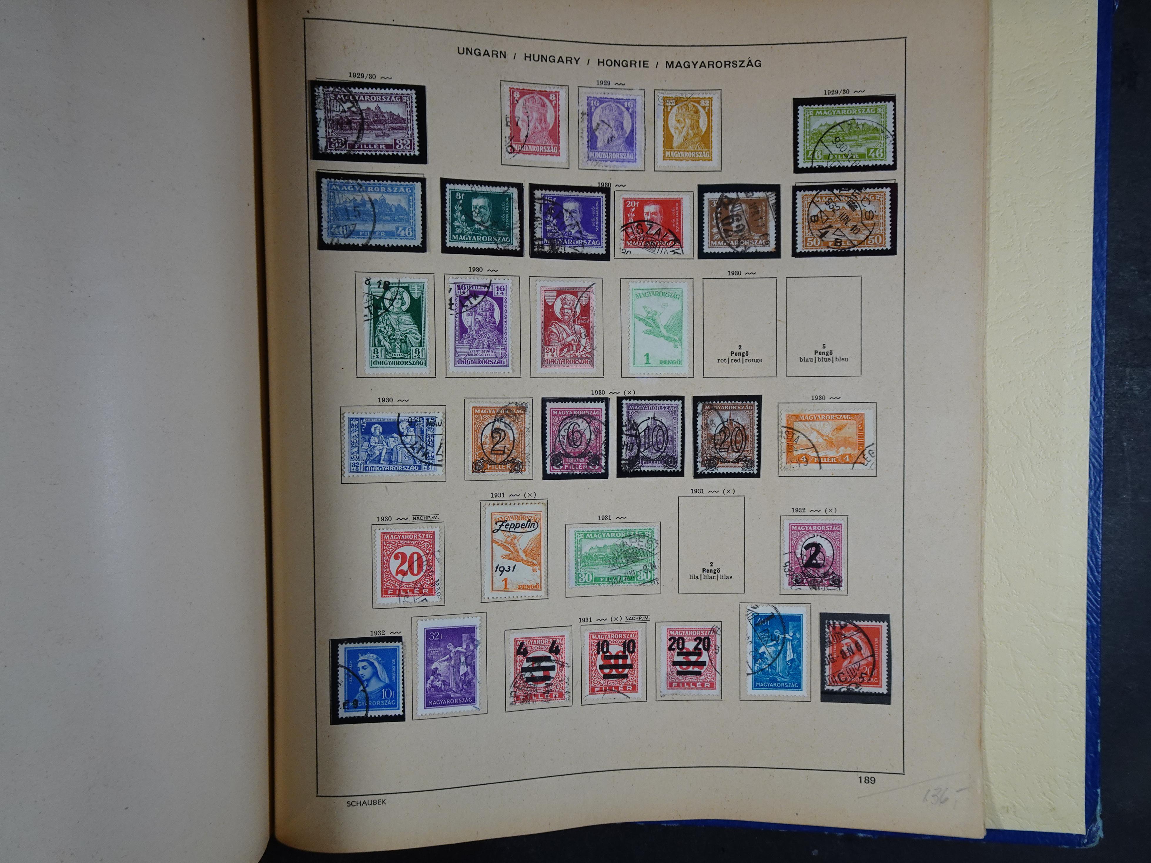 Mooie klassieke verzameling zeer goed gevulde Schaubek album. 297