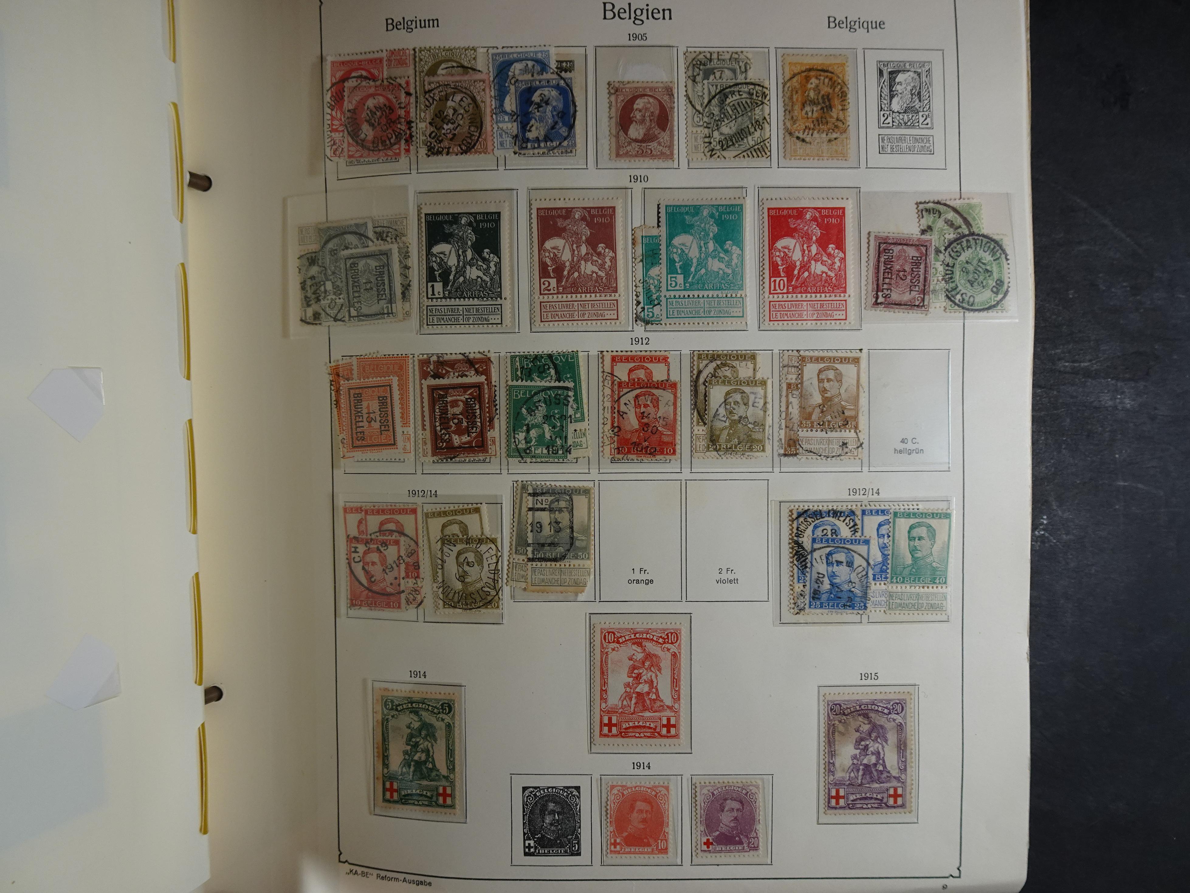 Oude KABE album met Europa letters A - D. 
Mooie verzameling veel beter materiaal. 19