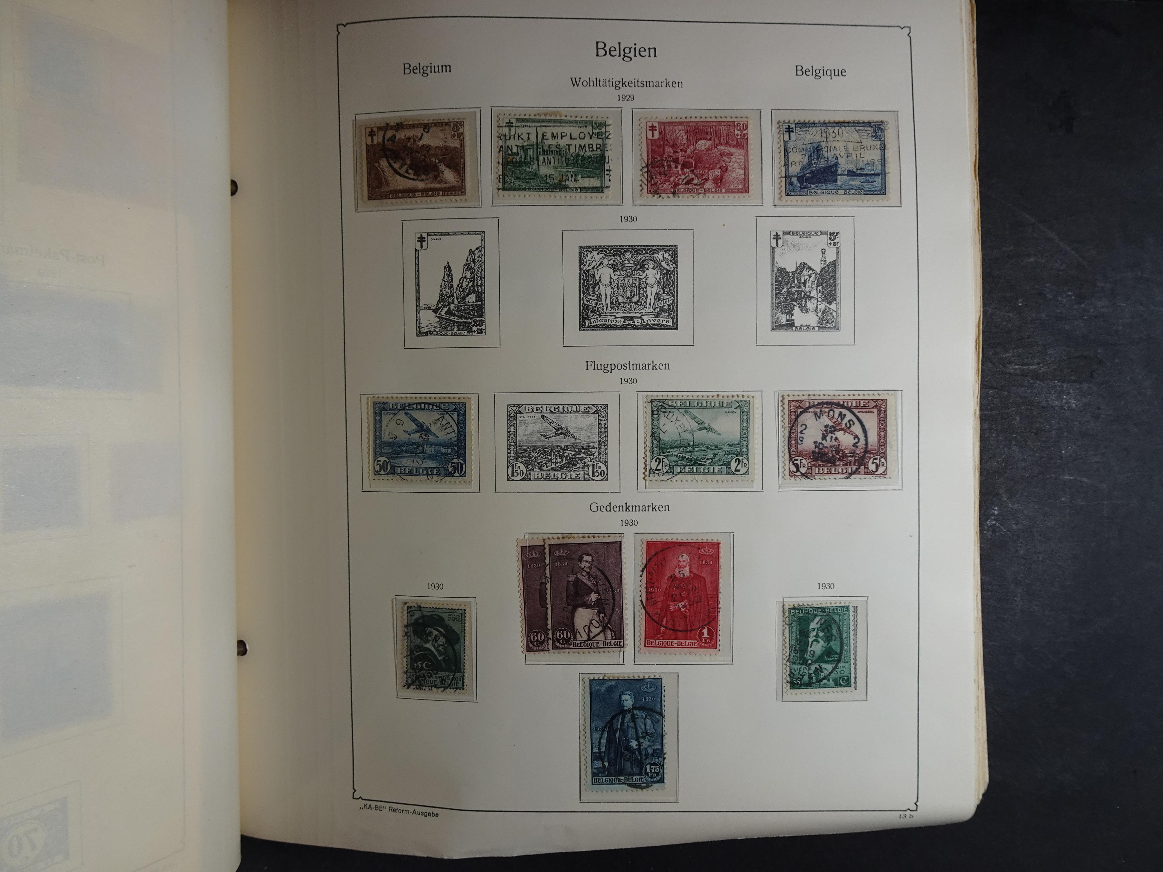 Oude KABE album met Europa letters A - D. 
Mooie verzameling veel beter materiaal. 36