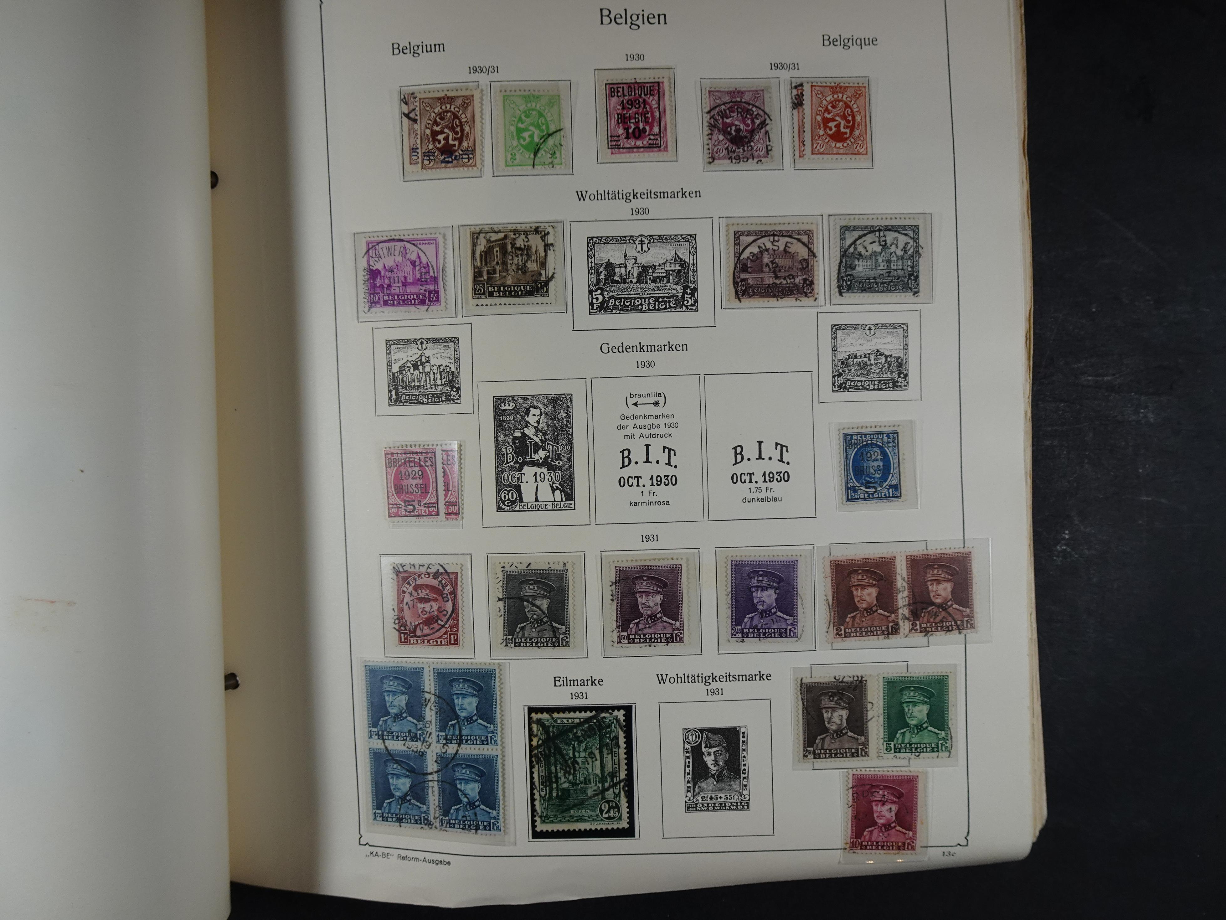 Oude KABE album met Europa letters A - D. 
Mooie verzameling veel beter materiaal. 37