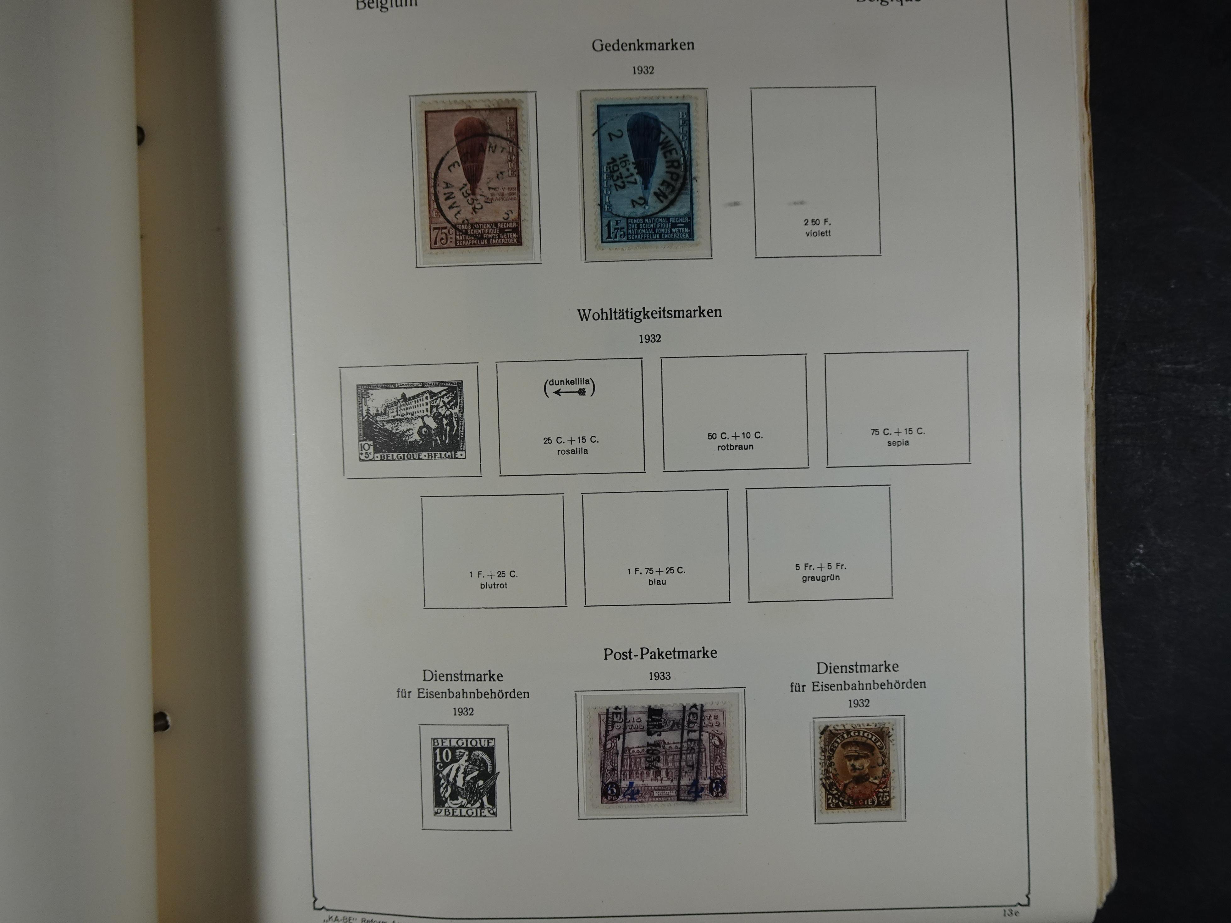 Oude KABE album met Europa letters A - D. 
Mooie verzameling veel beter materiaal. 39