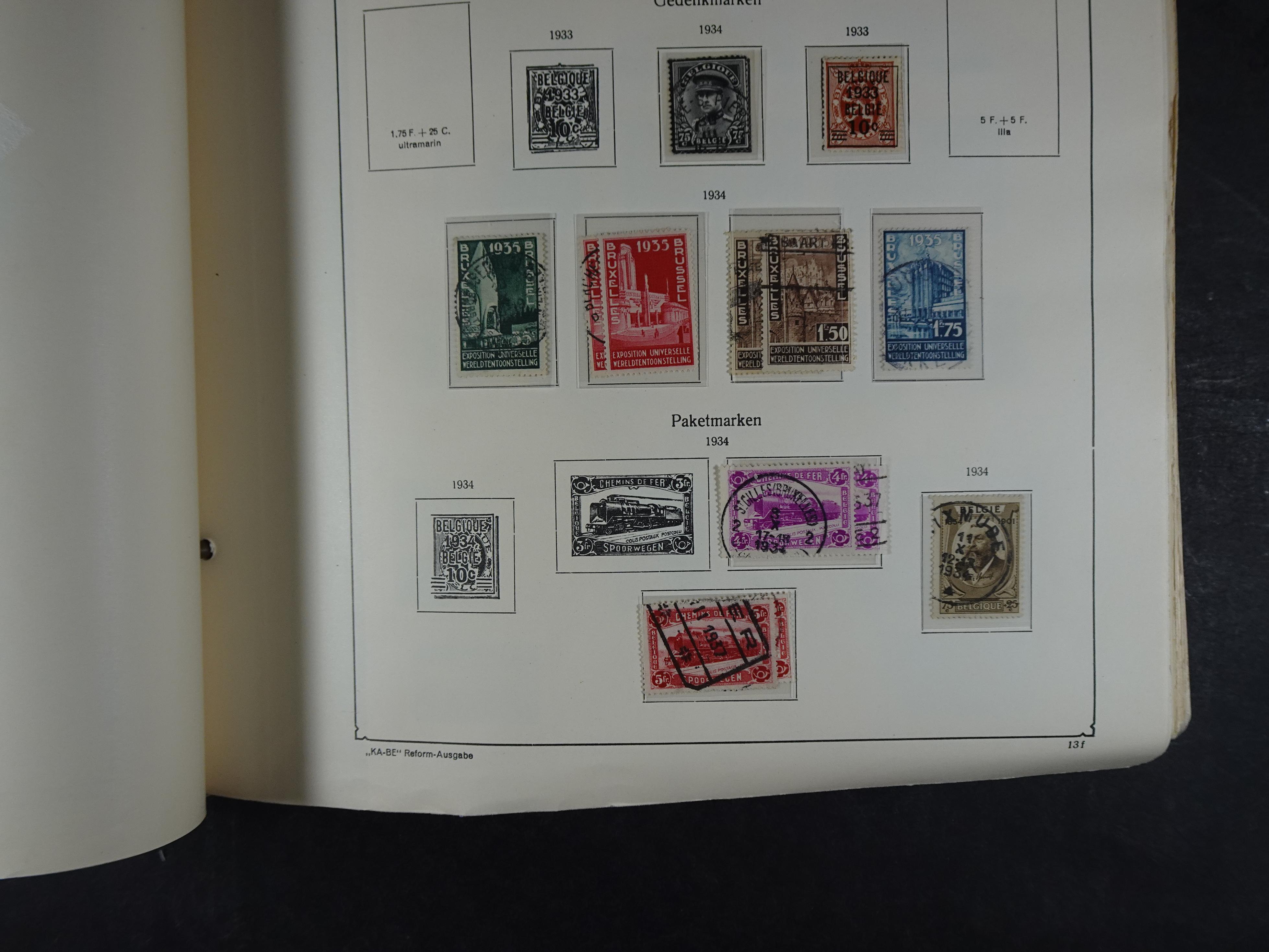 Oude KABE album met Europa letters A - D. 
Mooie verzameling veel beter materiaal. 40