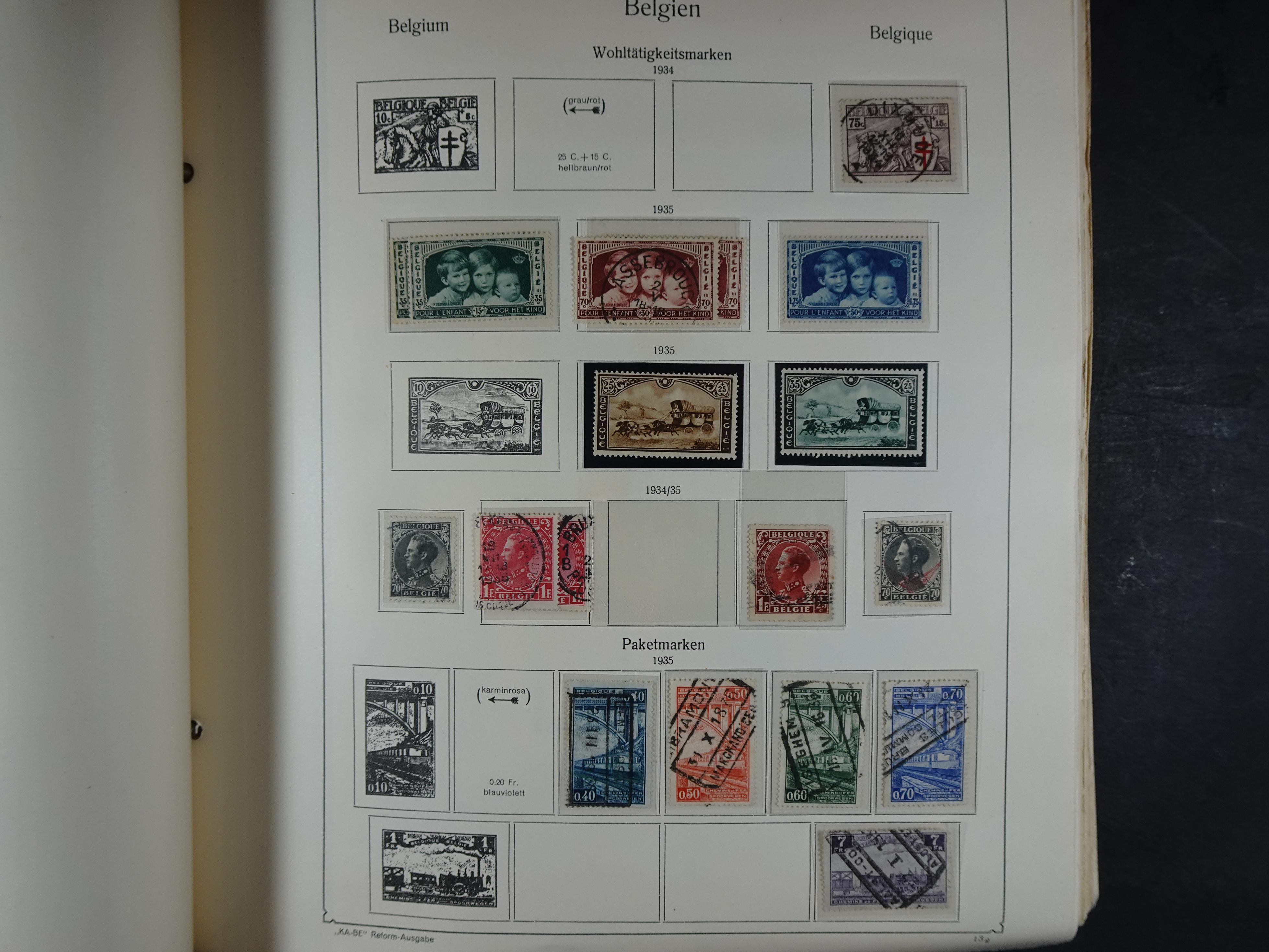 Oude KABE album met Europa letters A - D. 
Mooie verzameling veel beter materiaal. 41