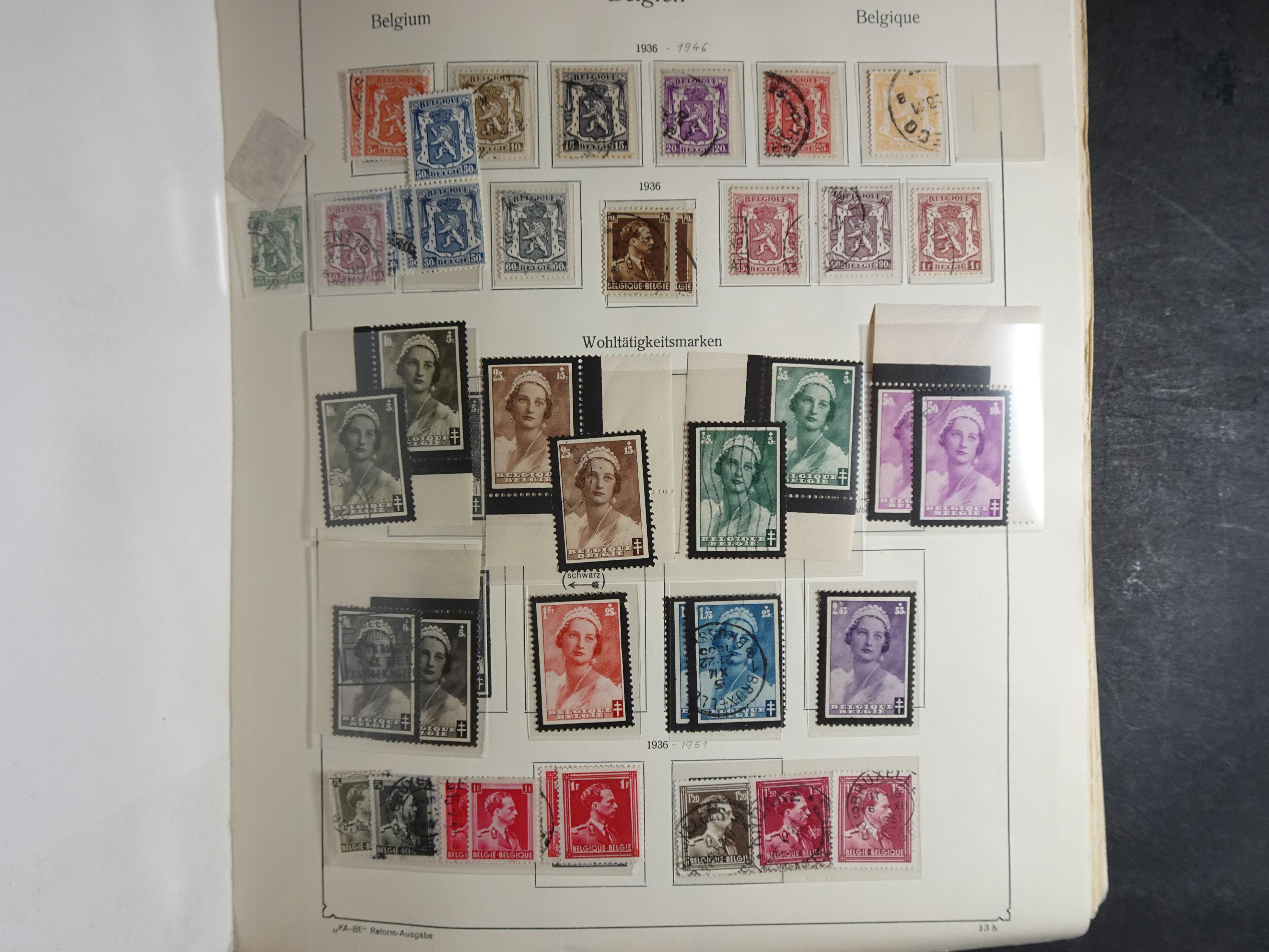 Oude KABE album met Europa letters A - D. 
Mooie verzameling veel beter materiaal. 42