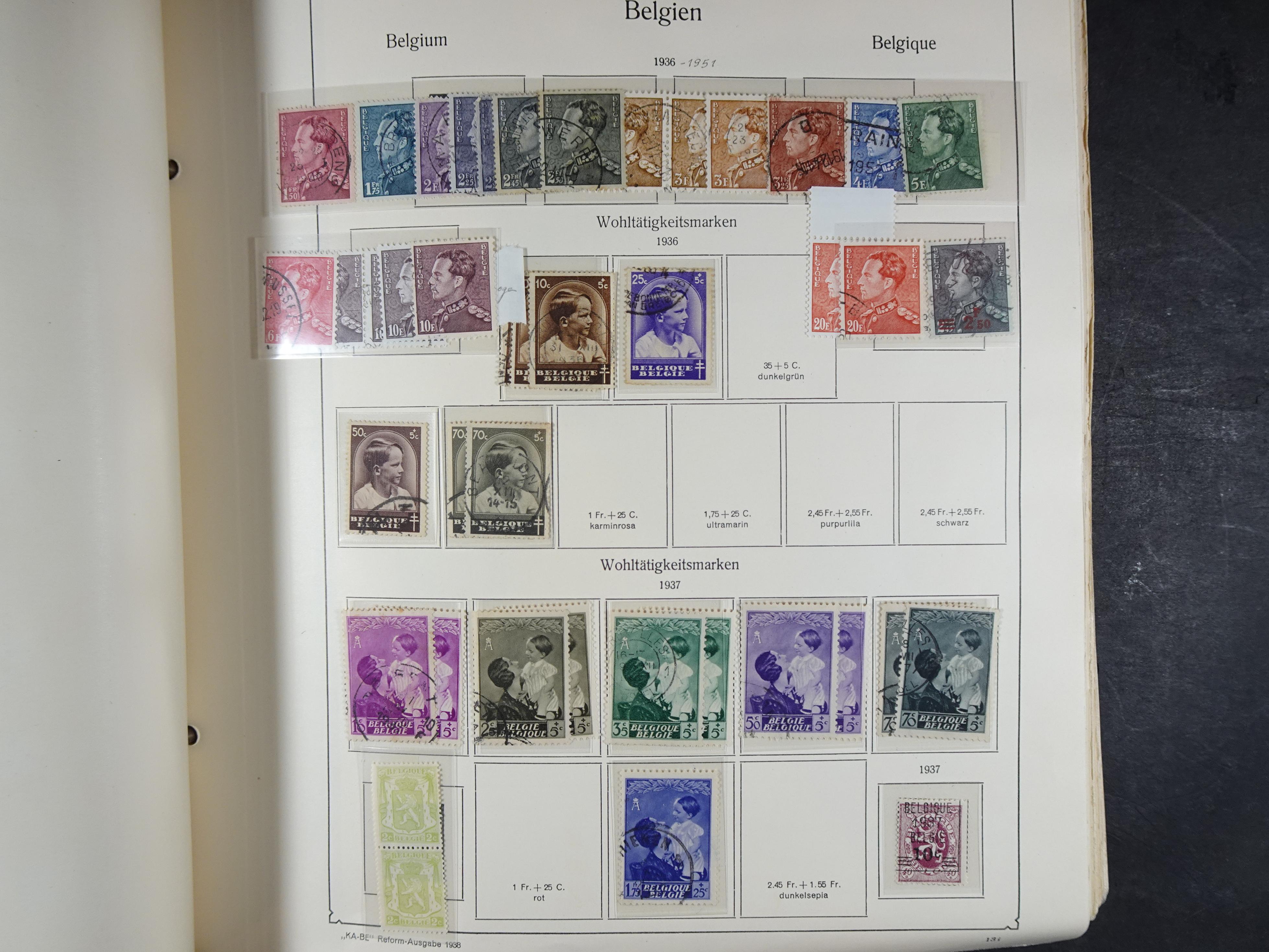 Oude KABE album met Europa letters A - D. 
Mooie verzameling veel beter materiaal. 43