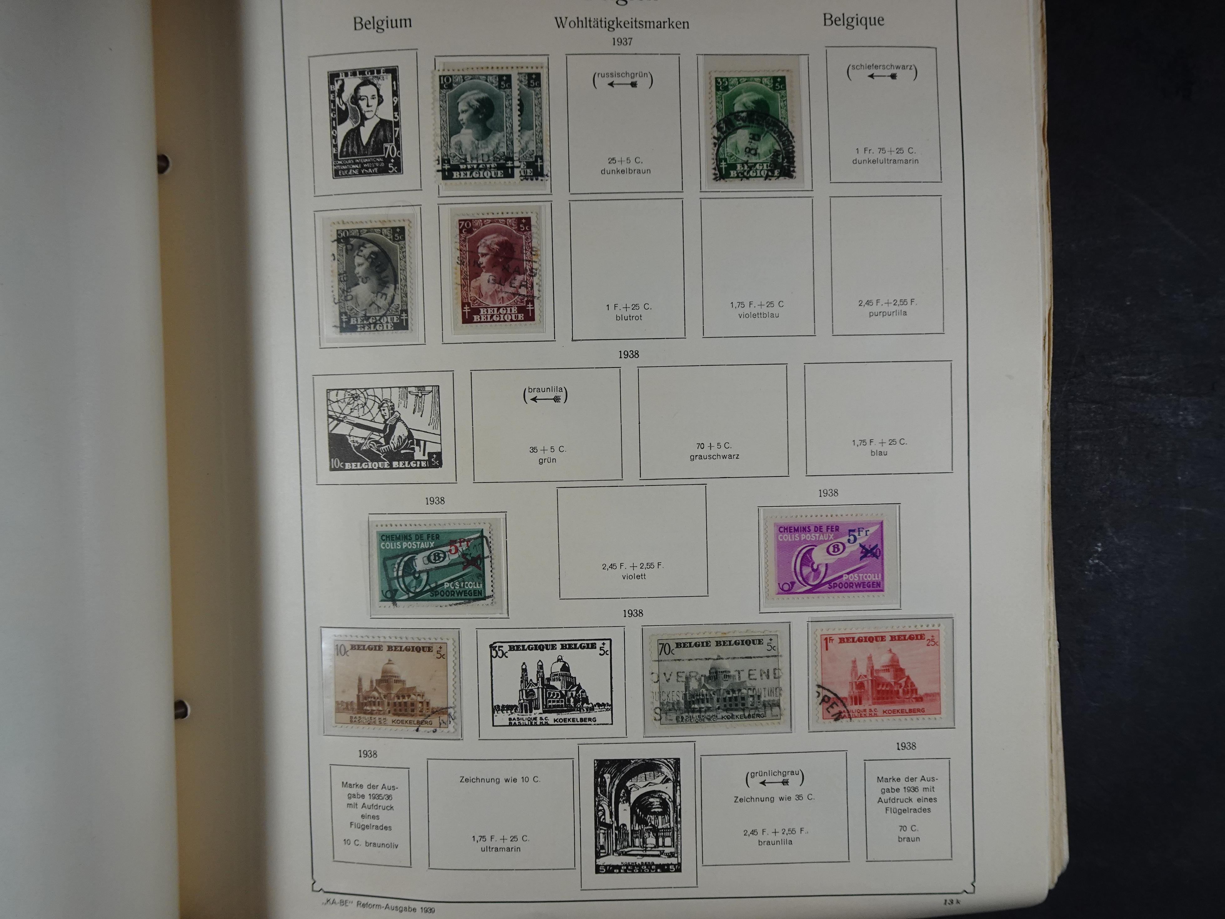 Oude KABE album met Europa letters A - D. 
Mooie verzameling veel beter materiaal. 44