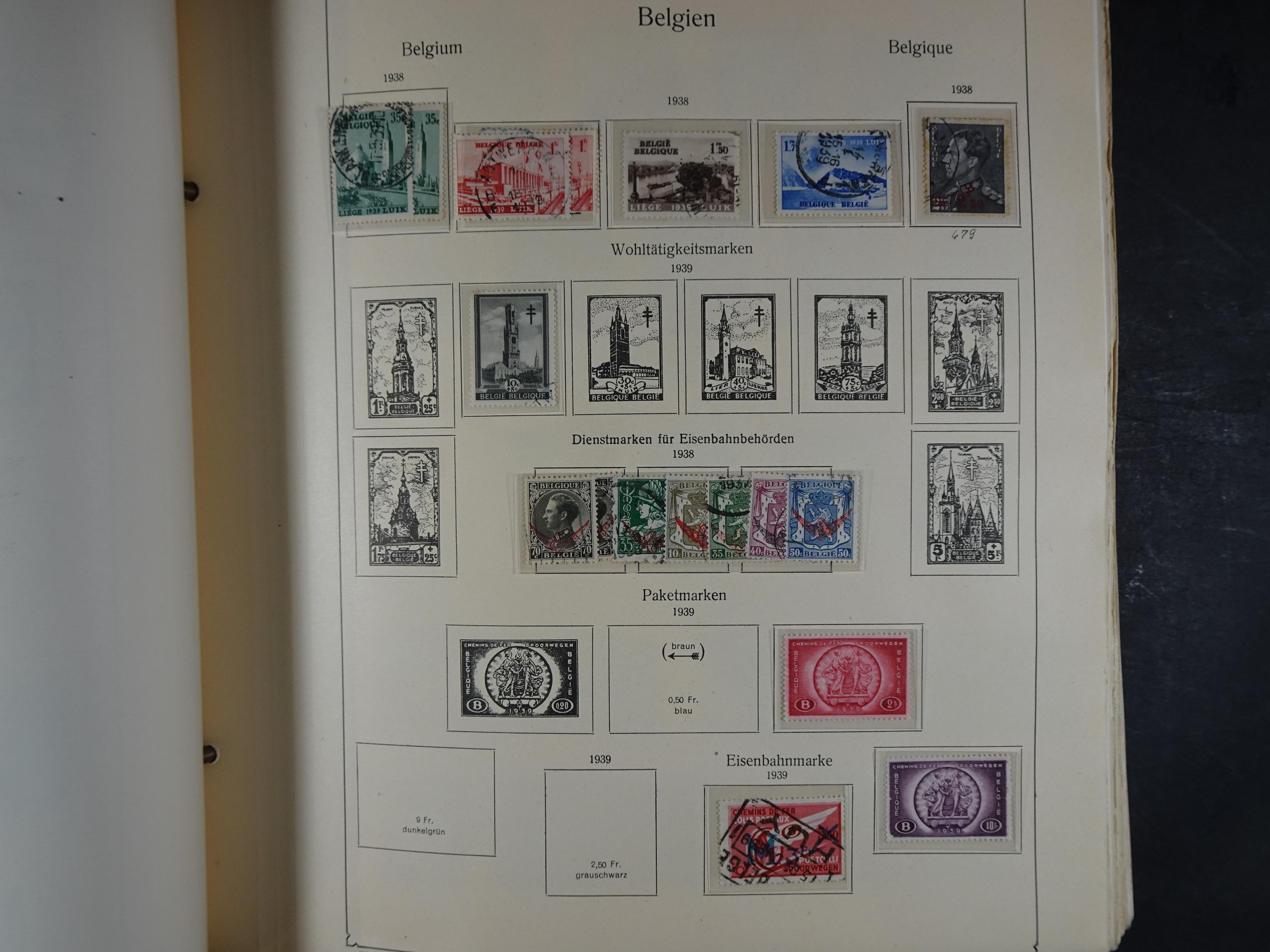 Oude KABE album met Europa letters A - D. 
Mooie verzameling veel beter materiaal. 46