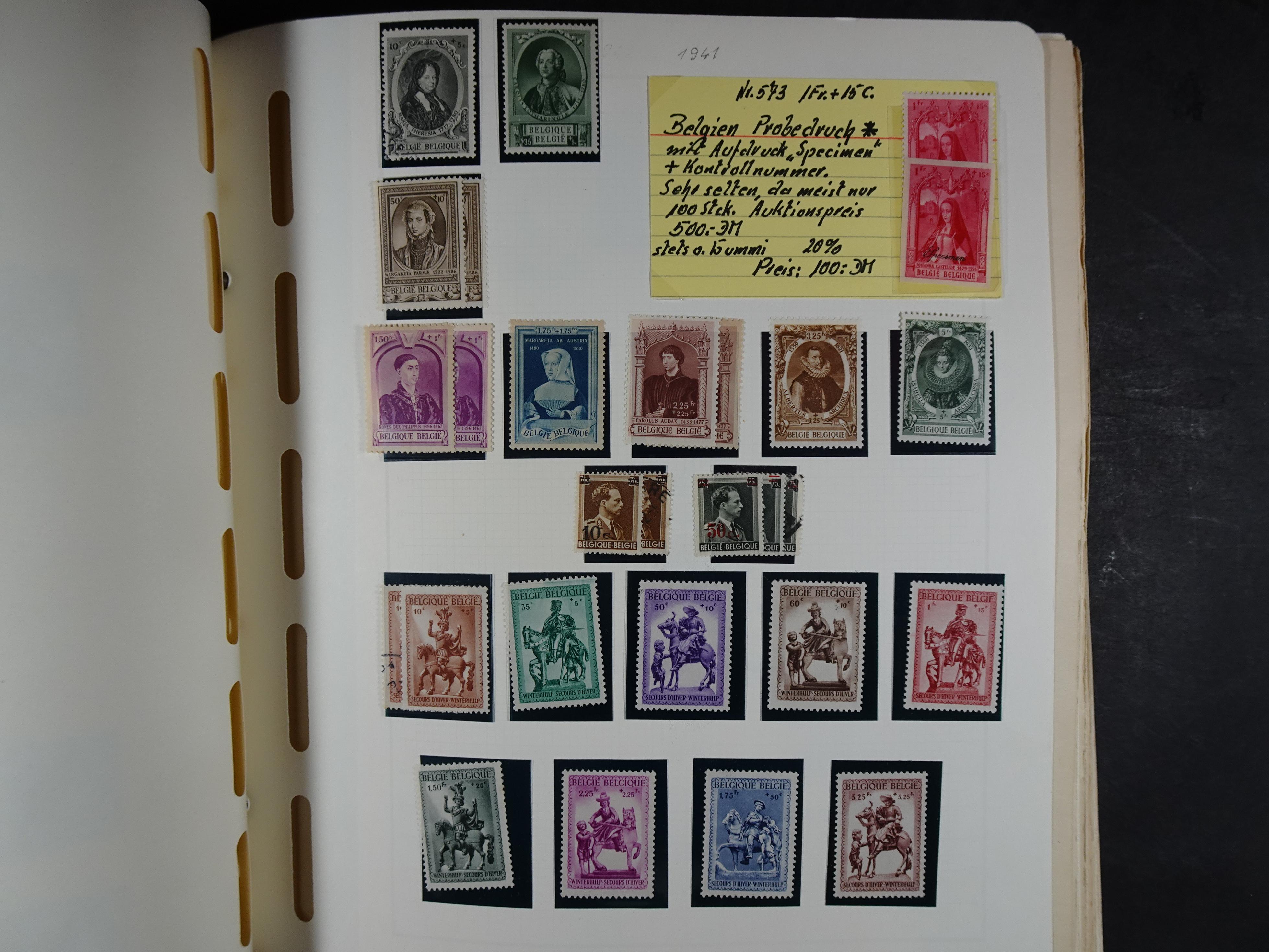 Oude KABE album met Europa letters A - D. 
Mooie verzameling veel beter materiaal. 48