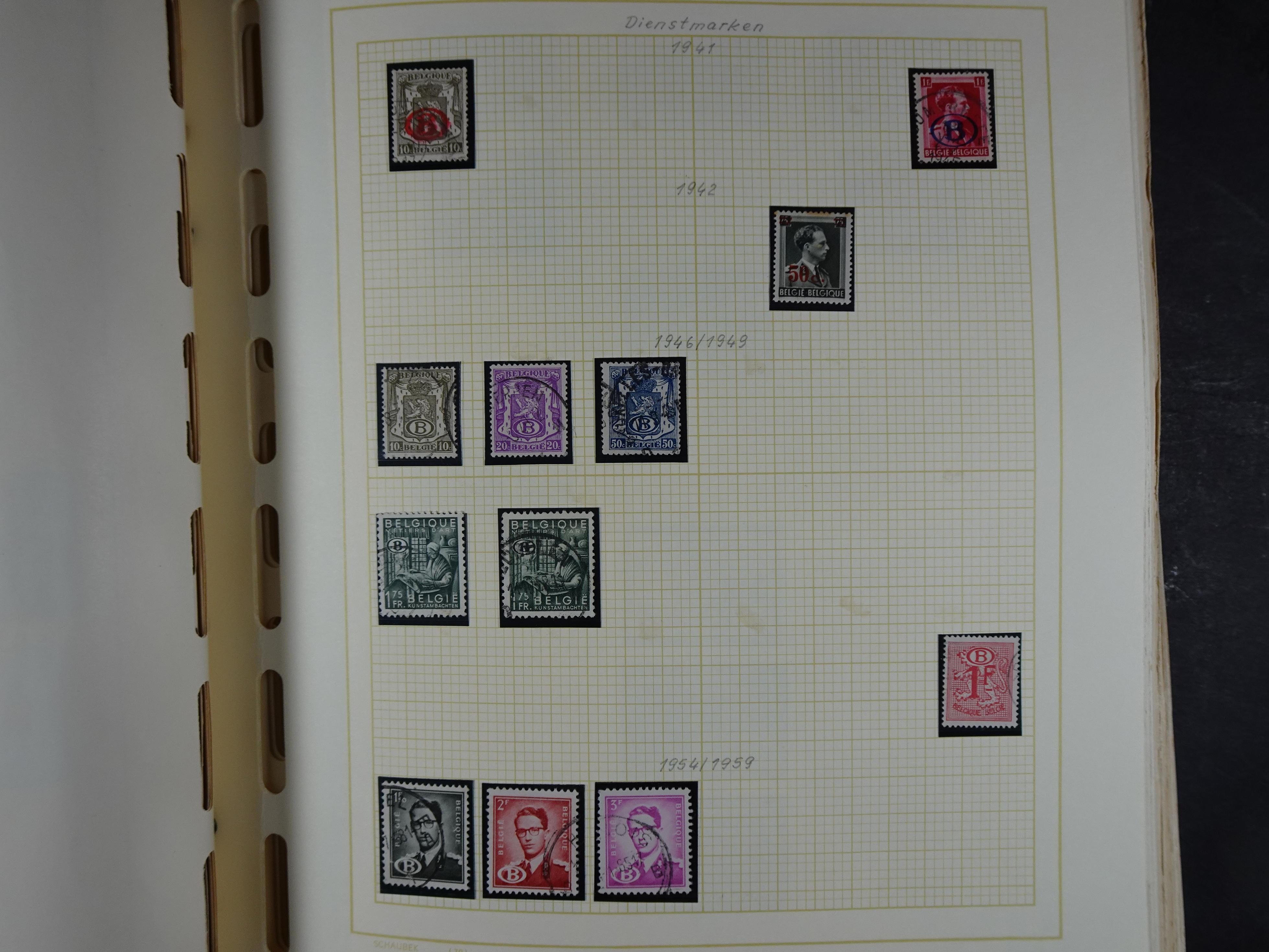 Oude KABE album met Europa letters A - D. 
Mooie verzameling veel beter materiaal. 55