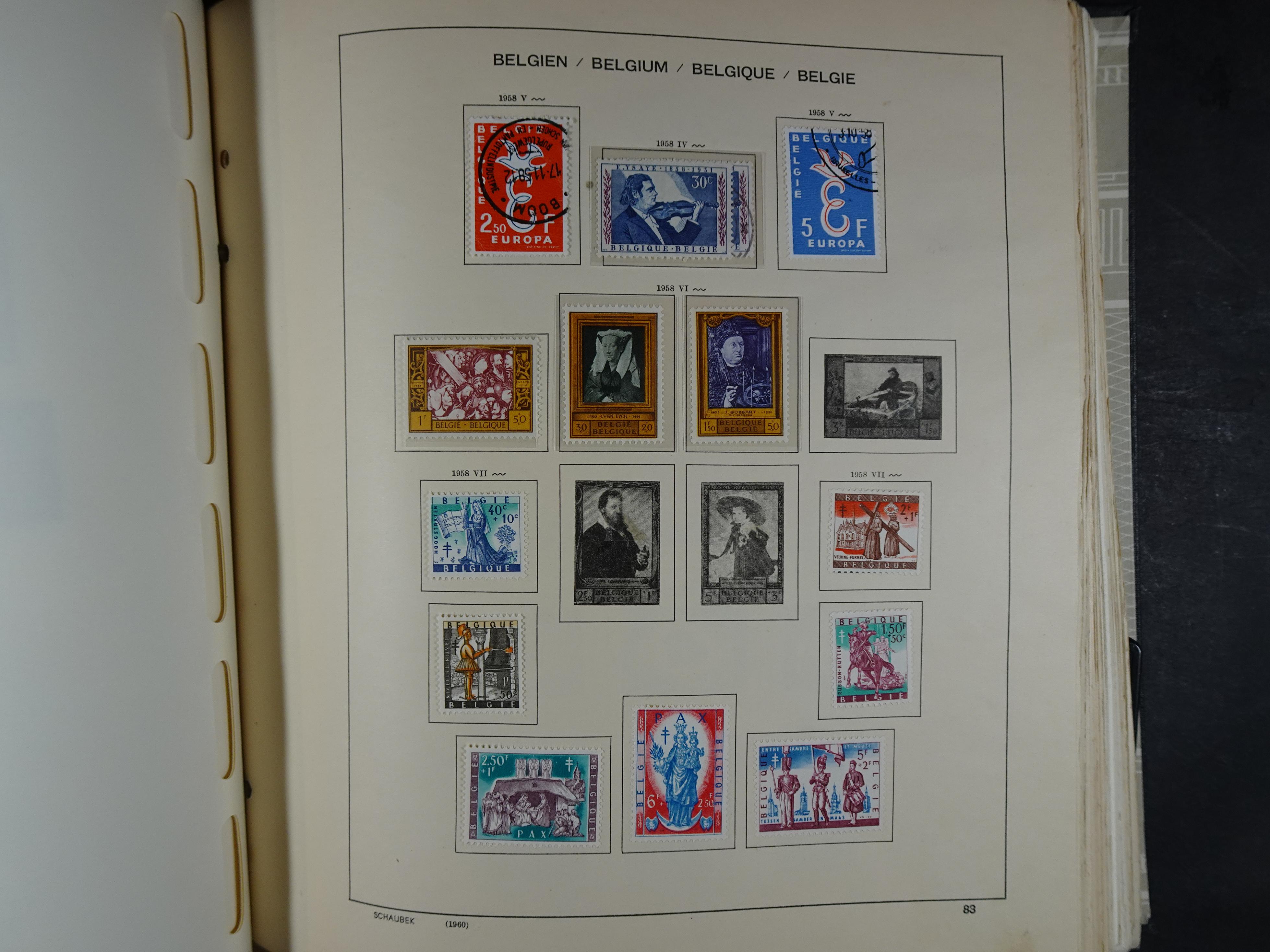 Oude KABE album met Europa letters A - D. 
Mooie verzameling veel beter materiaal. 70