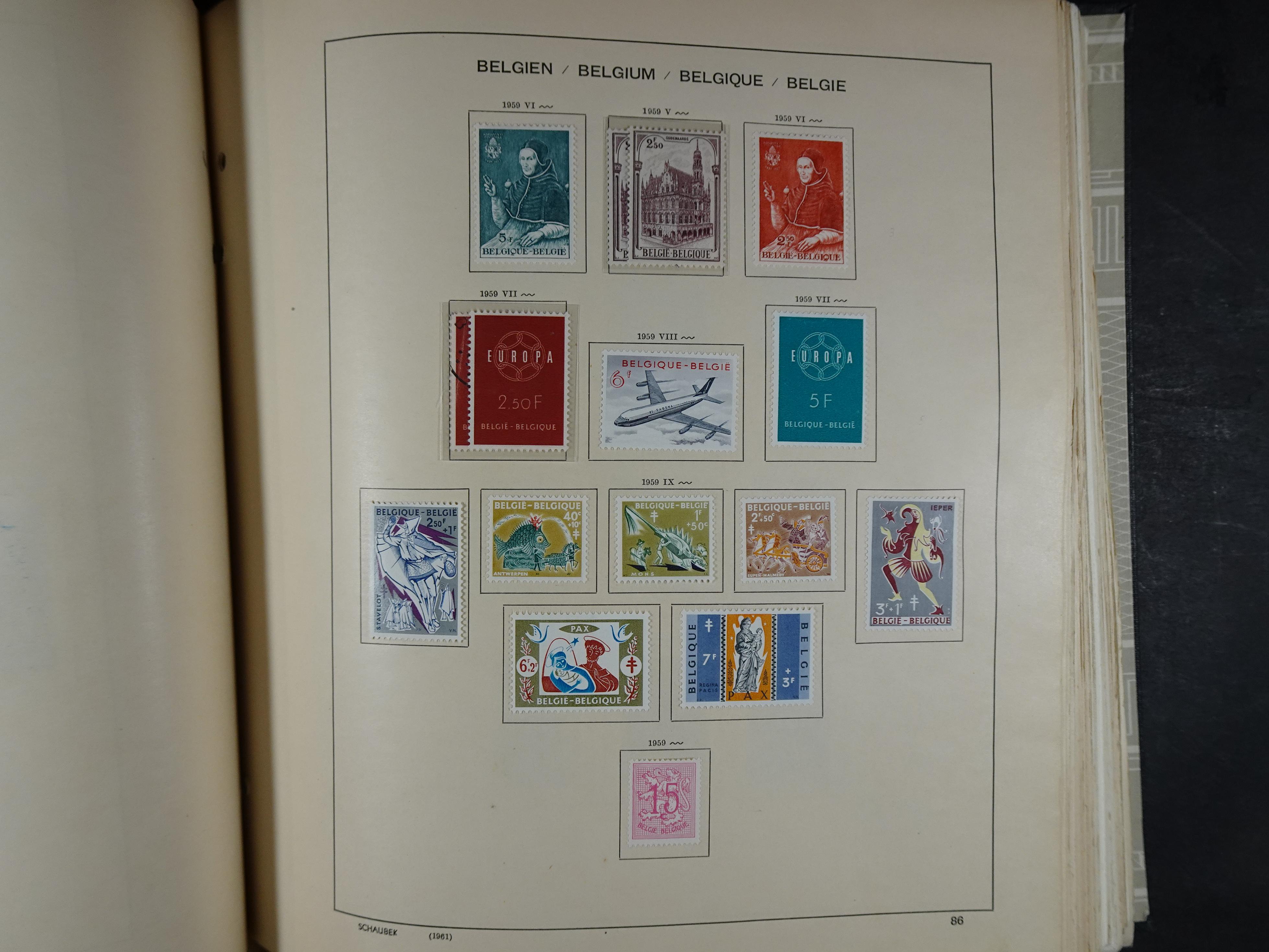 Oude KABE album met Europa letters A - D. 
Mooie verzameling veel beter materiaal. 73