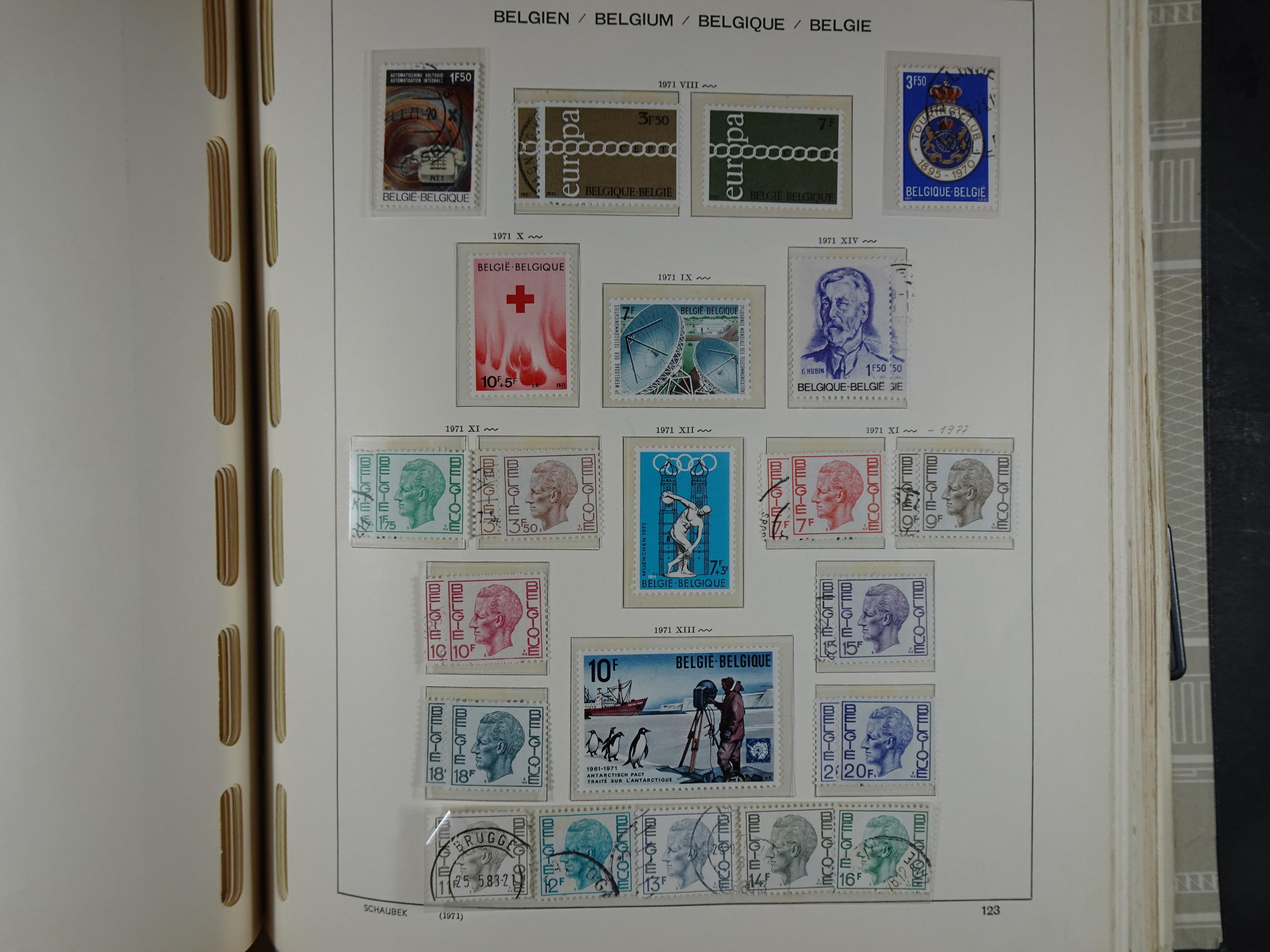 Oude KABE album met Europa letters A - D. 
Mooie verzameling veel beter materiaal. 123