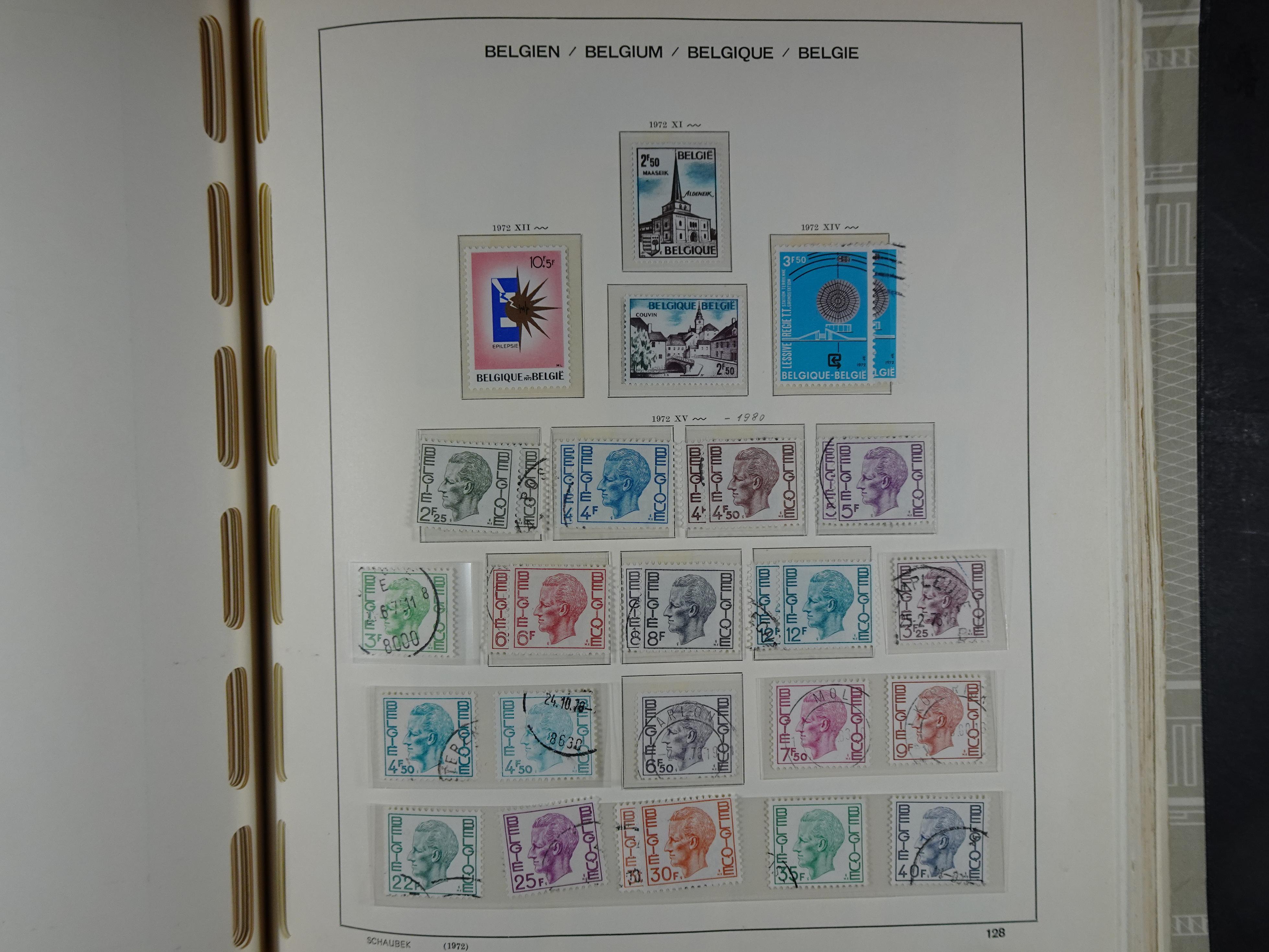 Oude KABE album met Europa letters A - D. 
Mooie verzameling veel beter materiaal. 128