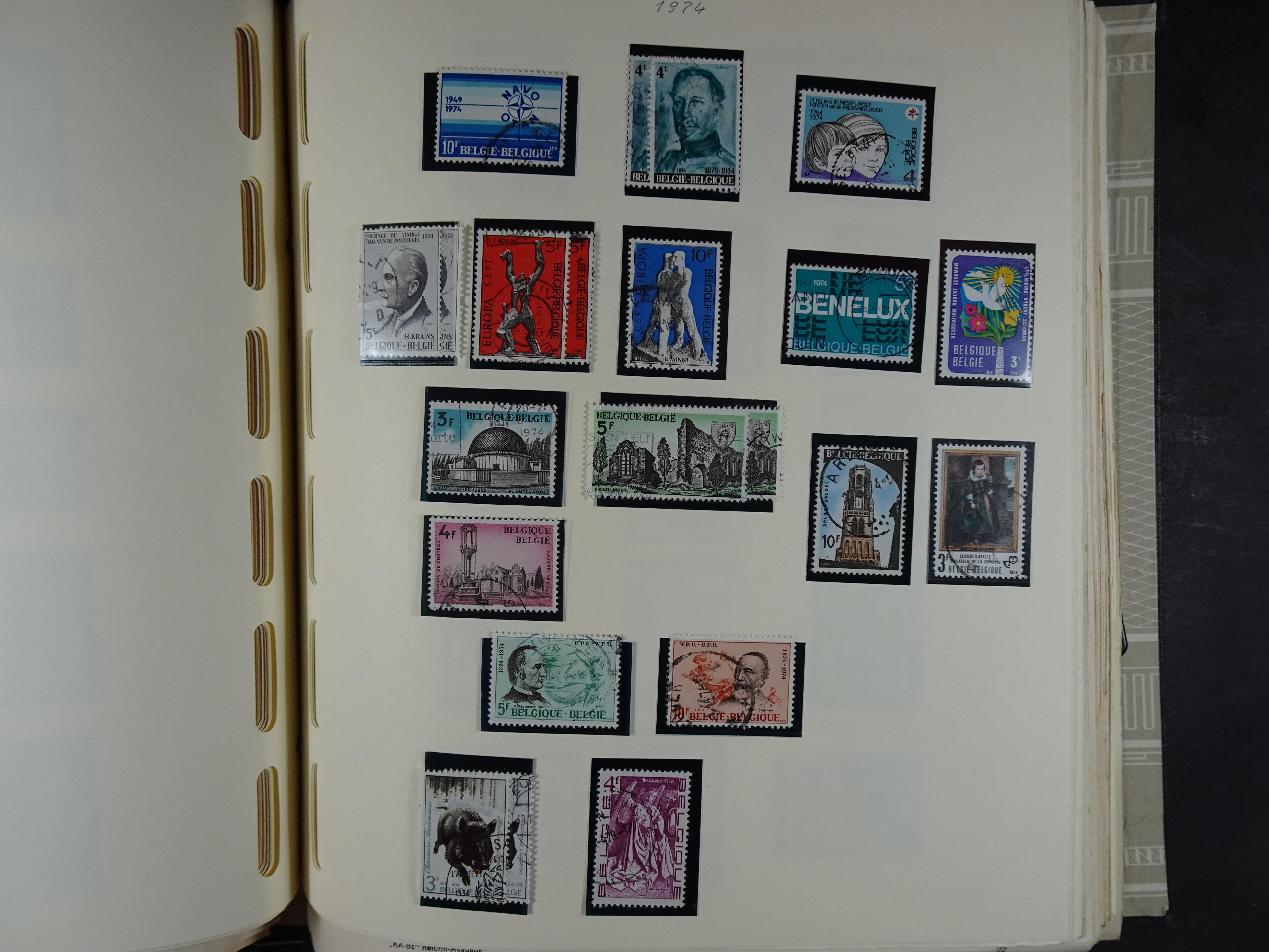 Oude KABE album met Europa letters A - D. 
Mooie verzameling veel beter materiaal. 130