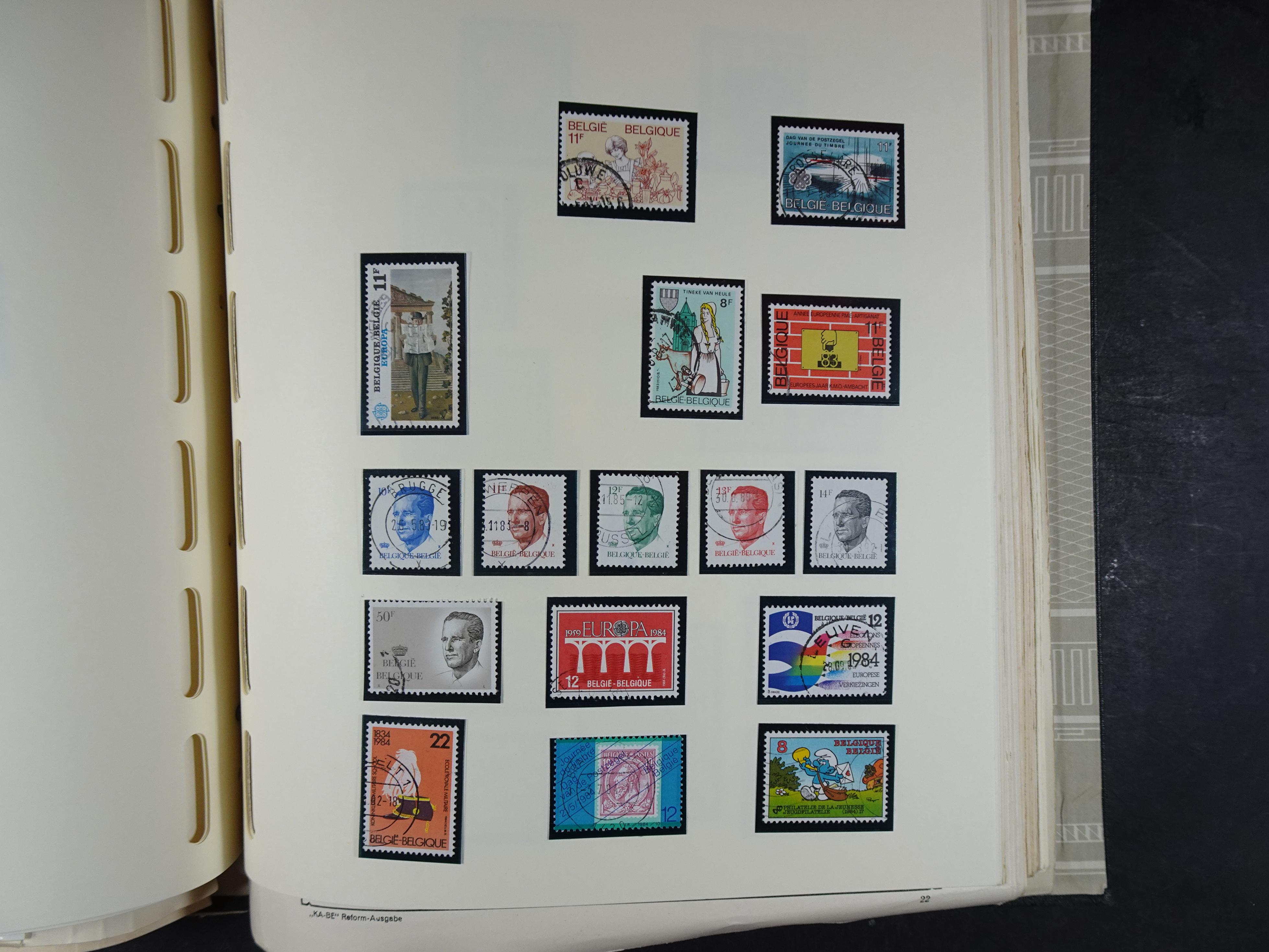 Oude KABE album met Europa letters A - D. 
Mooie verzameling veel beter materiaal. 142