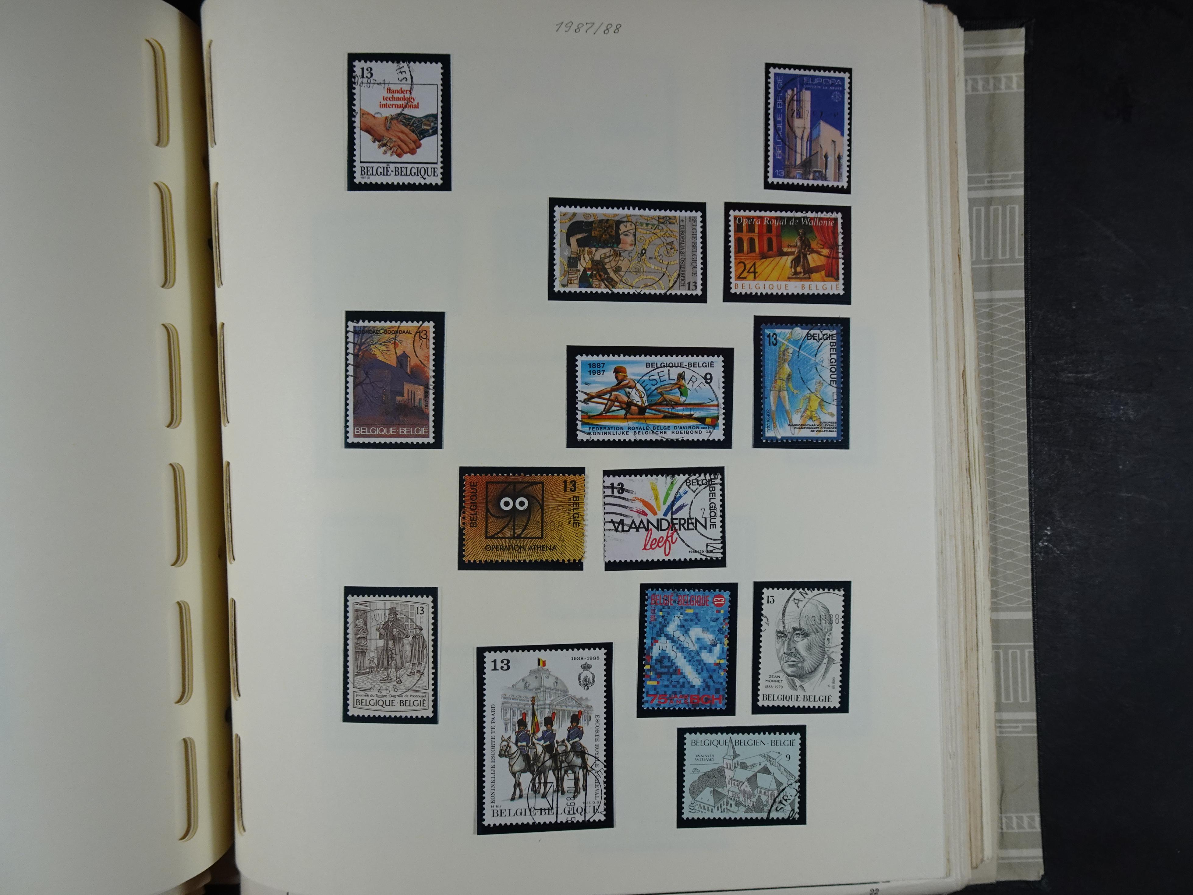 Oude KABE album met Europa letters A - D. 
Mooie verzameling veel beter materiaal. 144