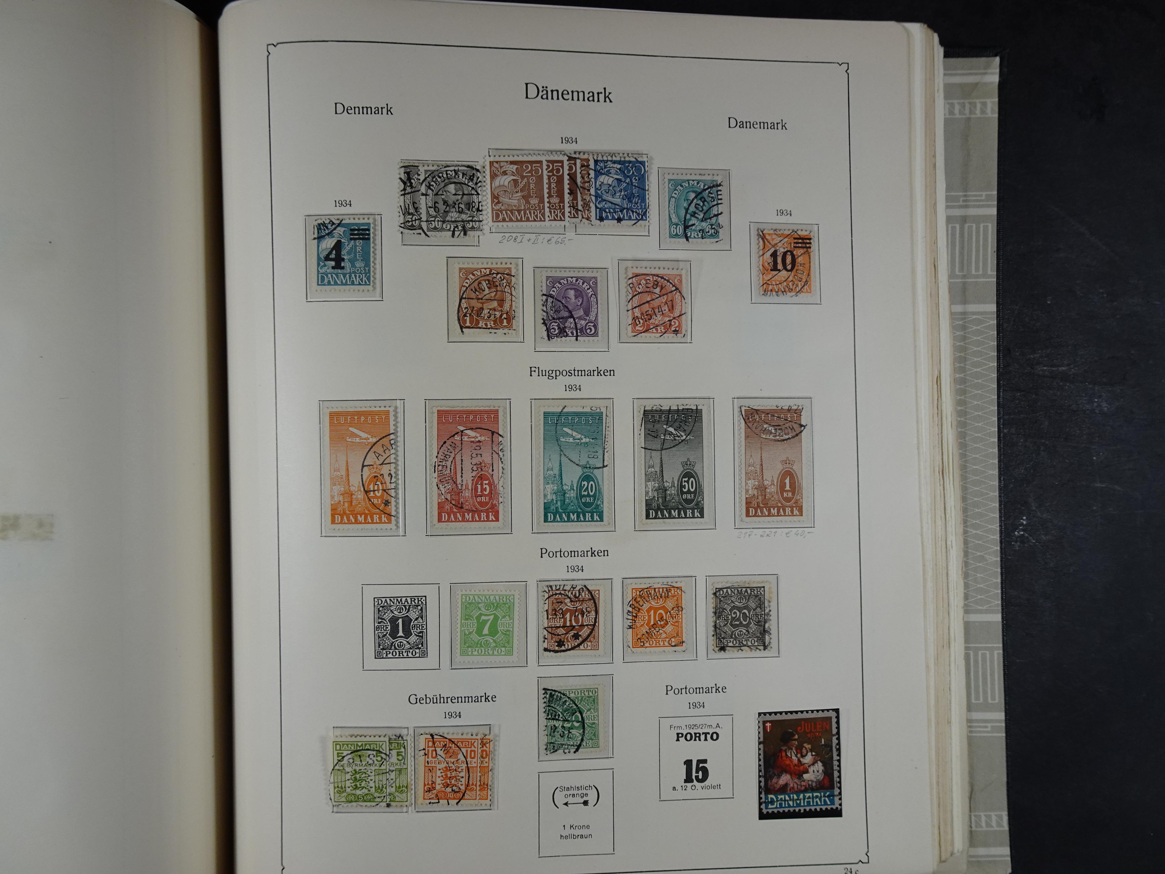 Oude KABE album met Europa letters A - D. 
Mooie verzameling veel beter materiaal. 158