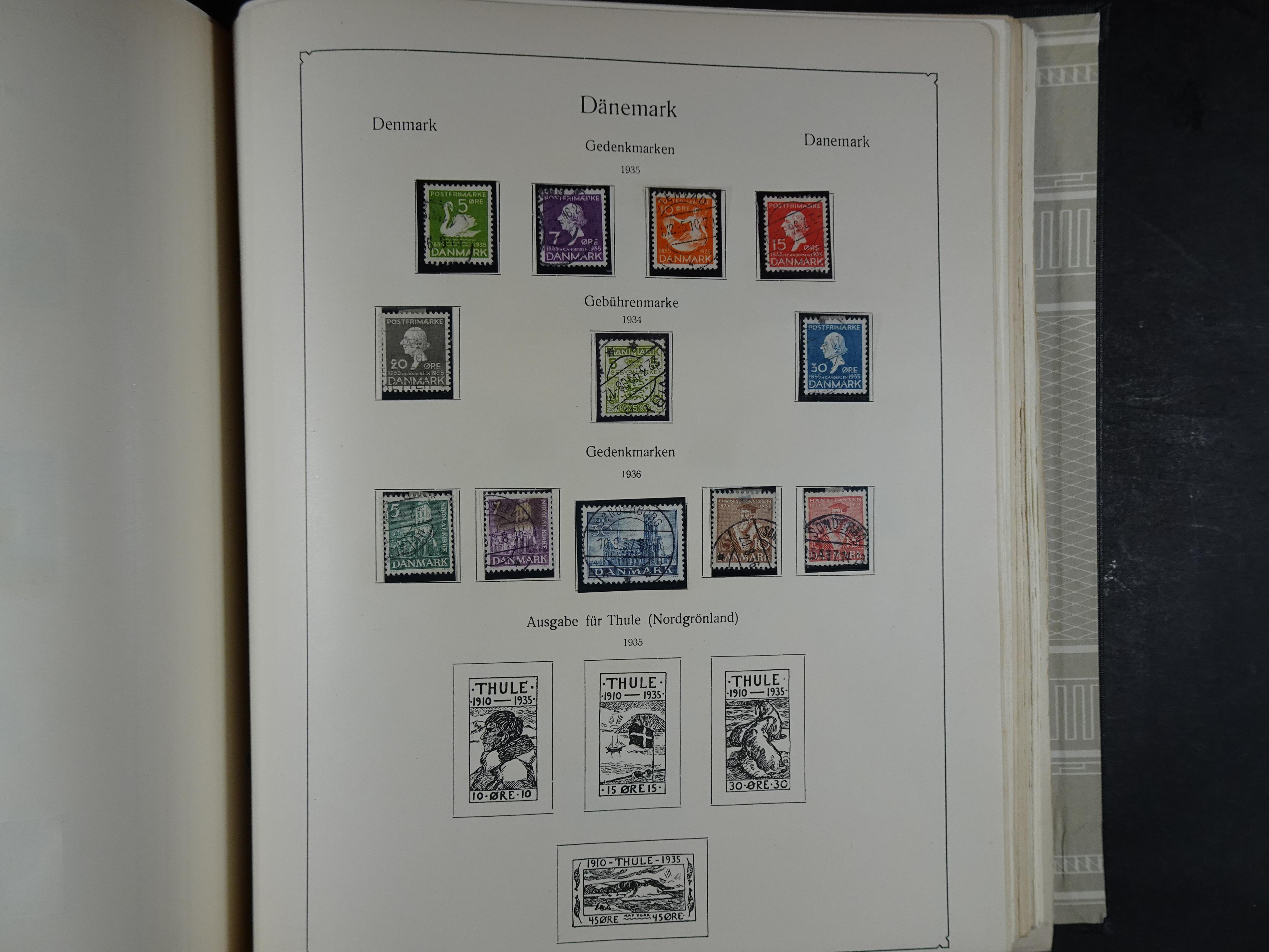 Oude KABE album met Europa letters A - D. 
Mooie verzameling veel beter materiaal. 159