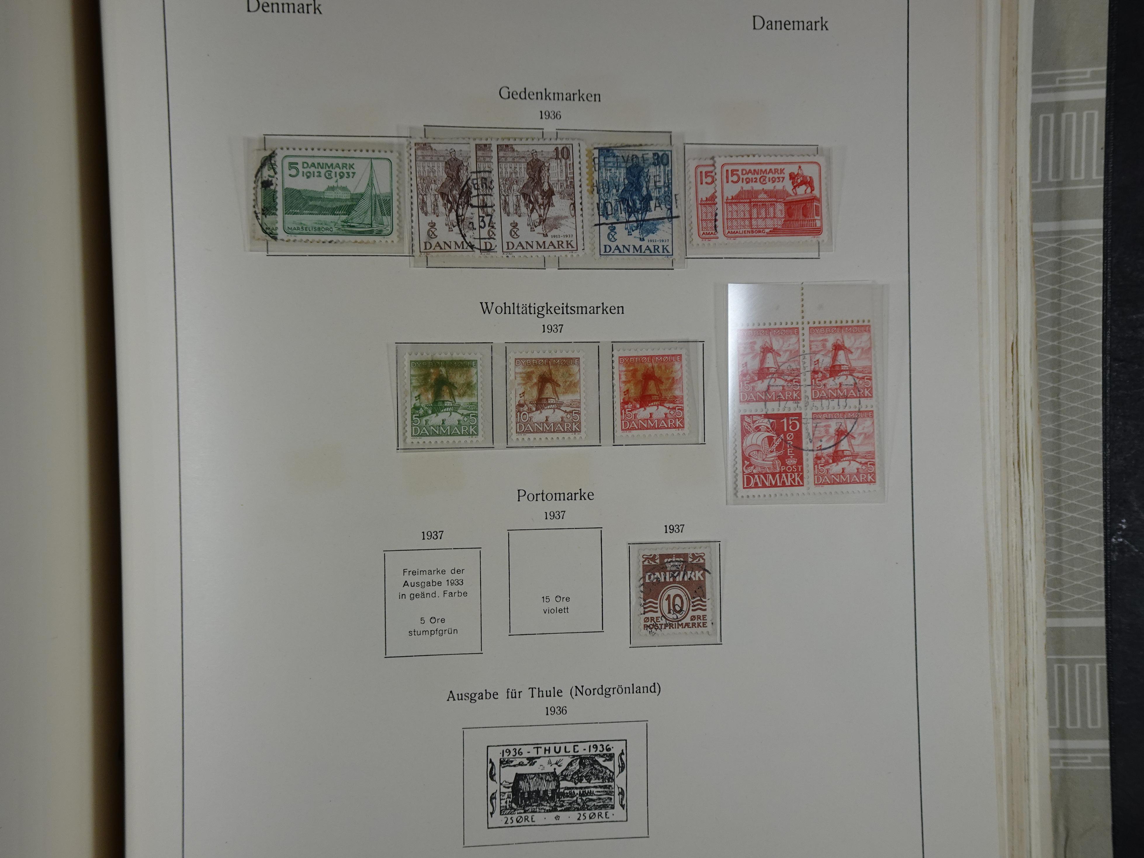 Oude KABE album met Europa letters A - D. 
Mooie verzameling veel beter materiaal. 160