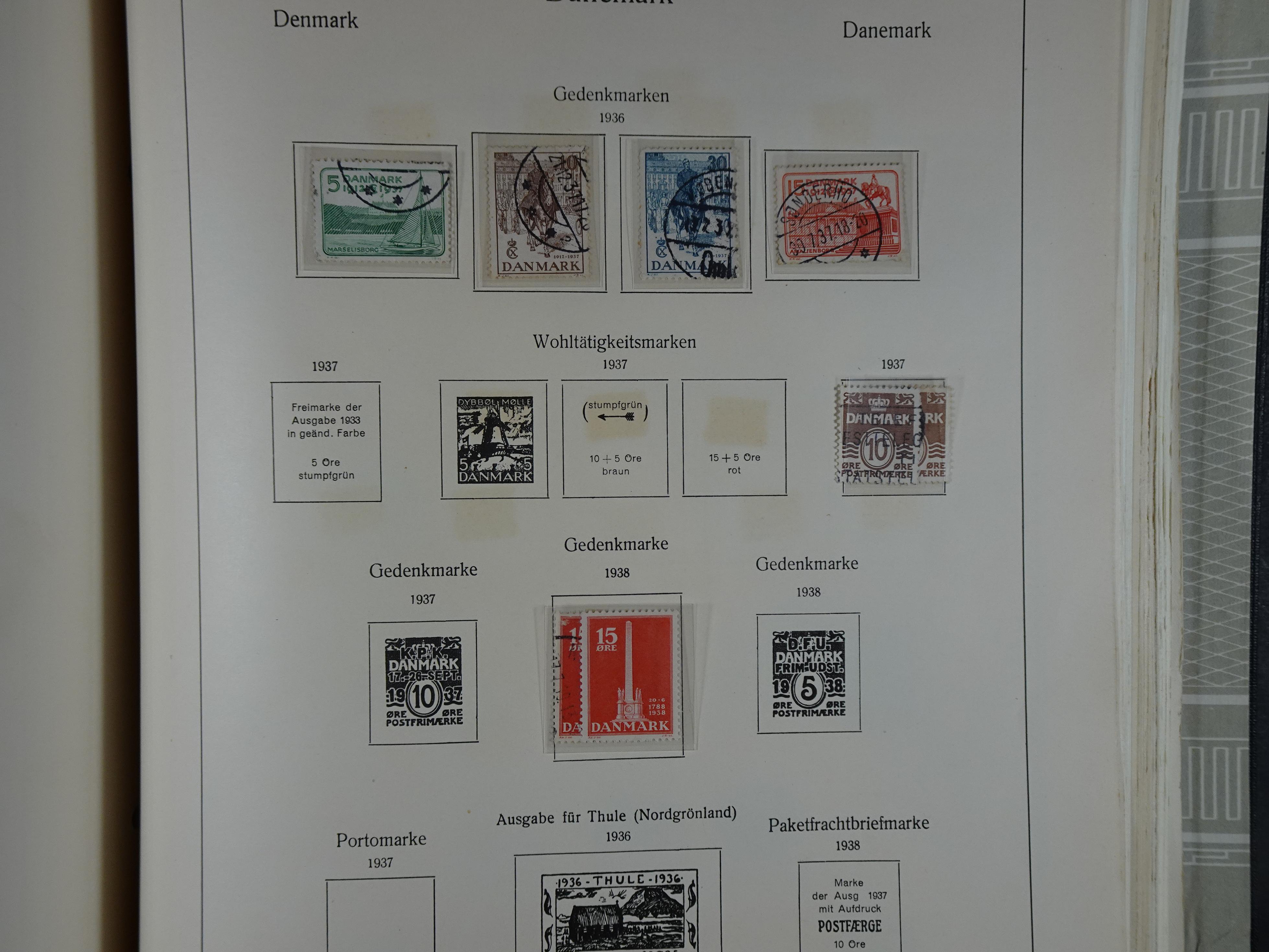 Oude KABE album met Europa letters A - D. 
Mooie verzameling veel beter materiaal. 161