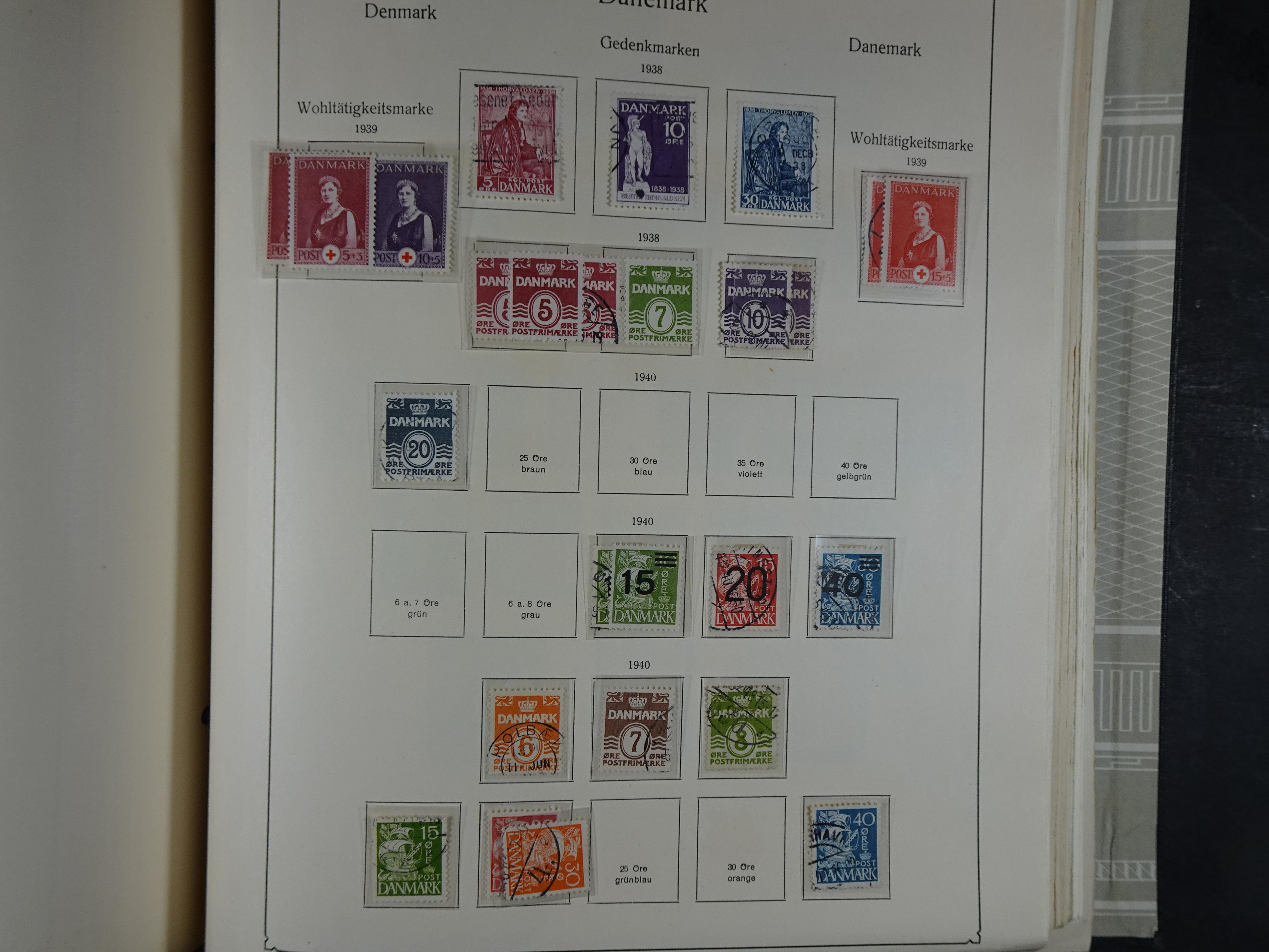 Oude KABE album met Europa letters A - D. 
Mooie verzameling veel beter materiaal. 163