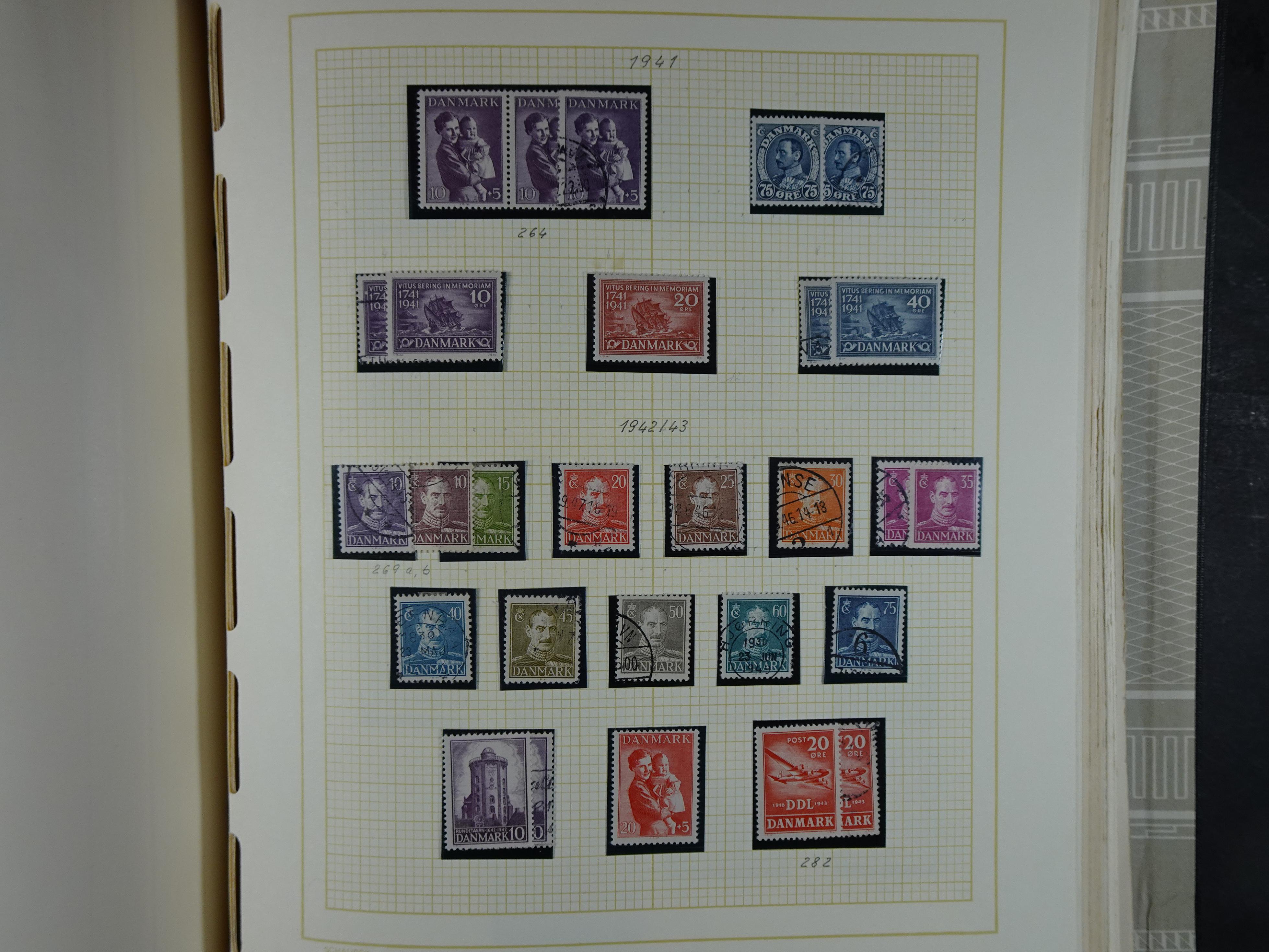 Oude KABE album met Europa letters A - D. 
Mooie verzameling veel beter materiaal. 164