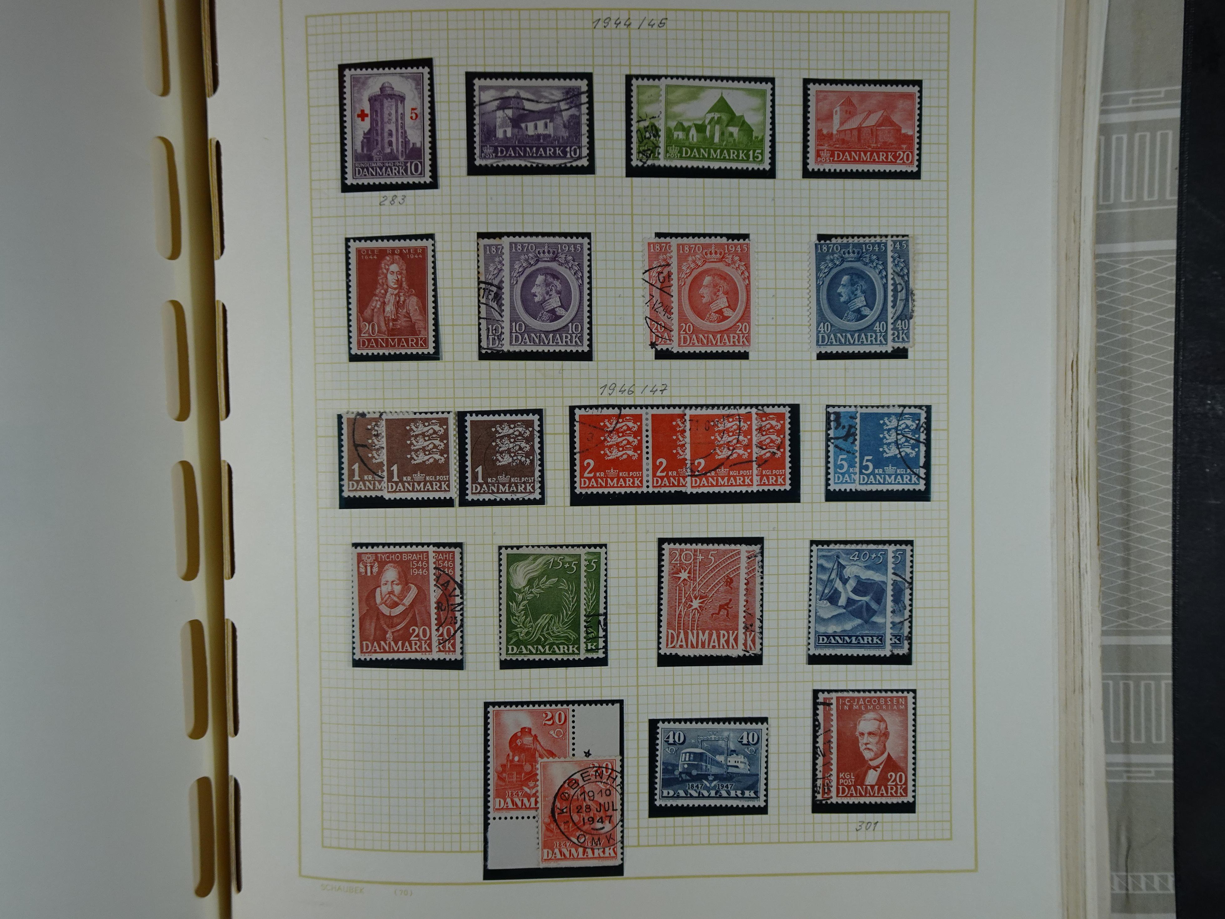 Oude KABE album met Europa letters A - D. 
Mooie verzameling veel beter materiaal. 165