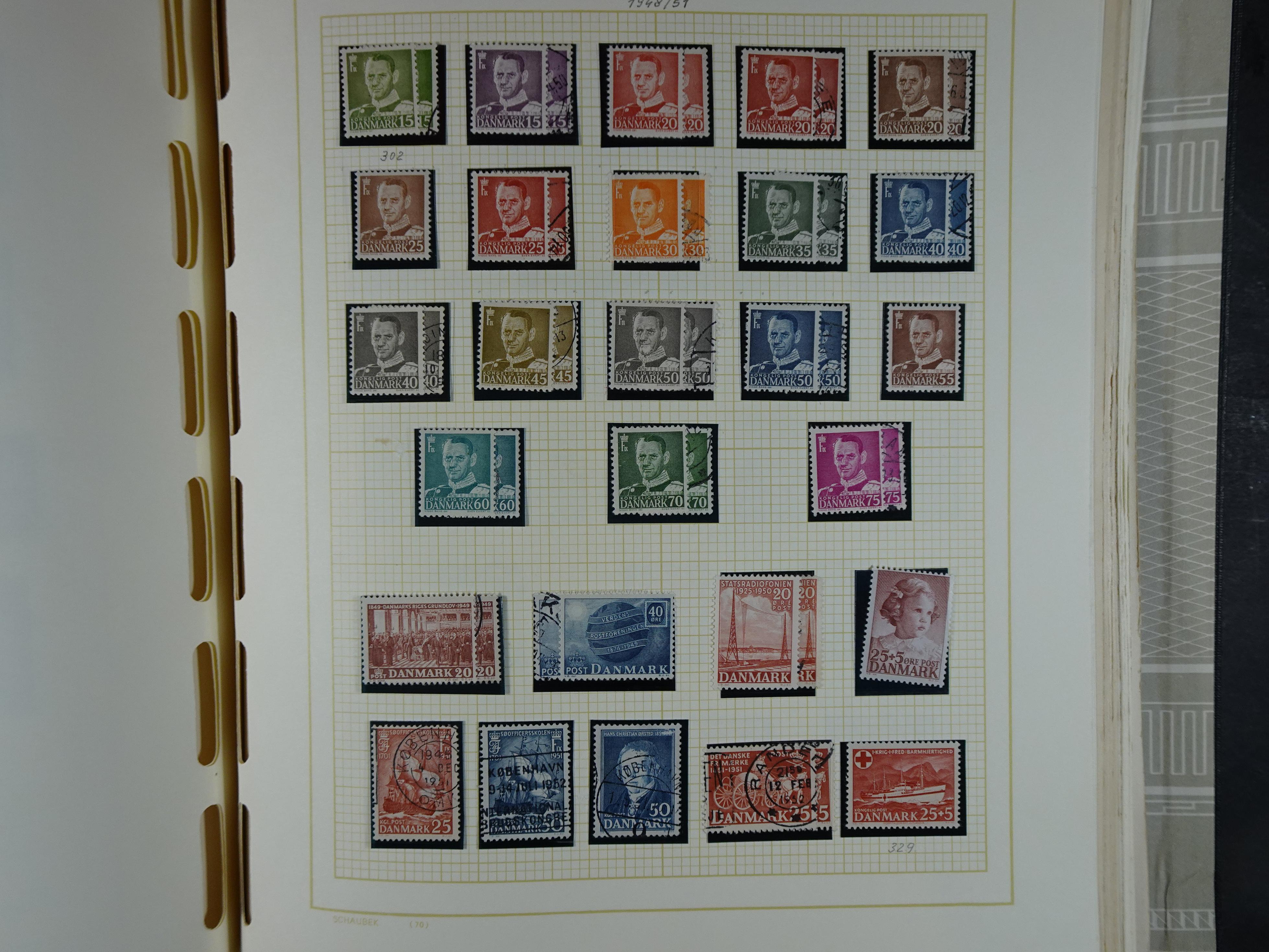 Oude KABE album met Europa letters A - D. 
Mooie verzameling veel beter materiaal. 166