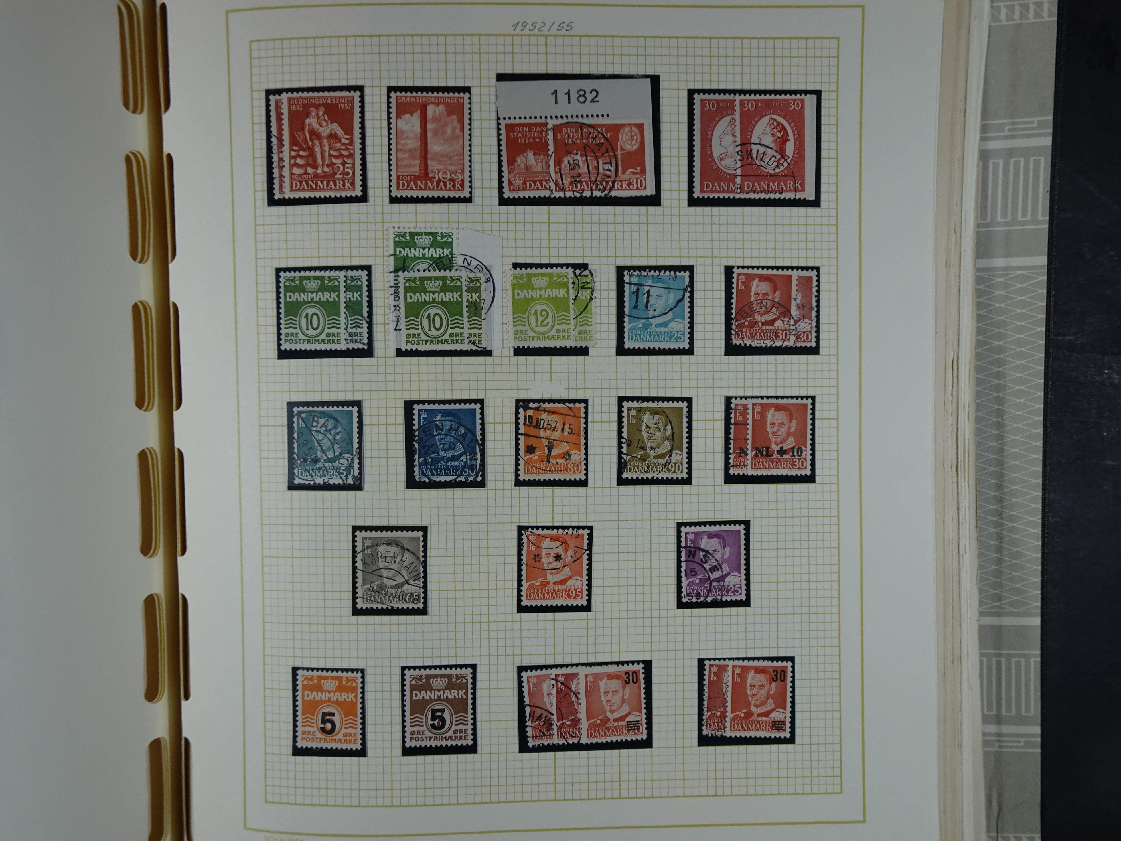 Oude KABE album met Europa letters A - D. 
Mooie verzameling veel beter materiaal. 167