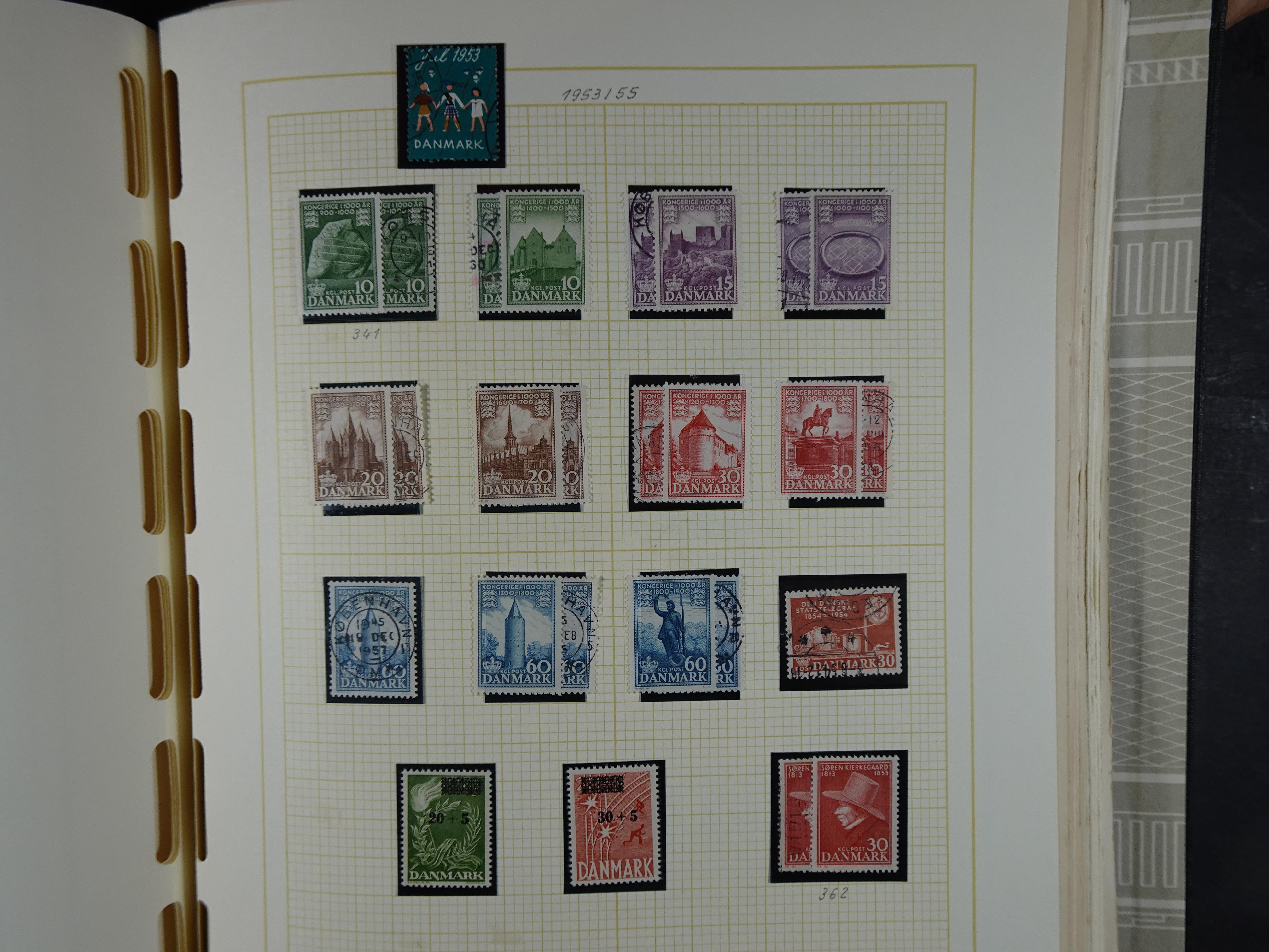 Oude KABE album met Europa letters A - D. 
Mooie verzameling veel beter materiaal. 168