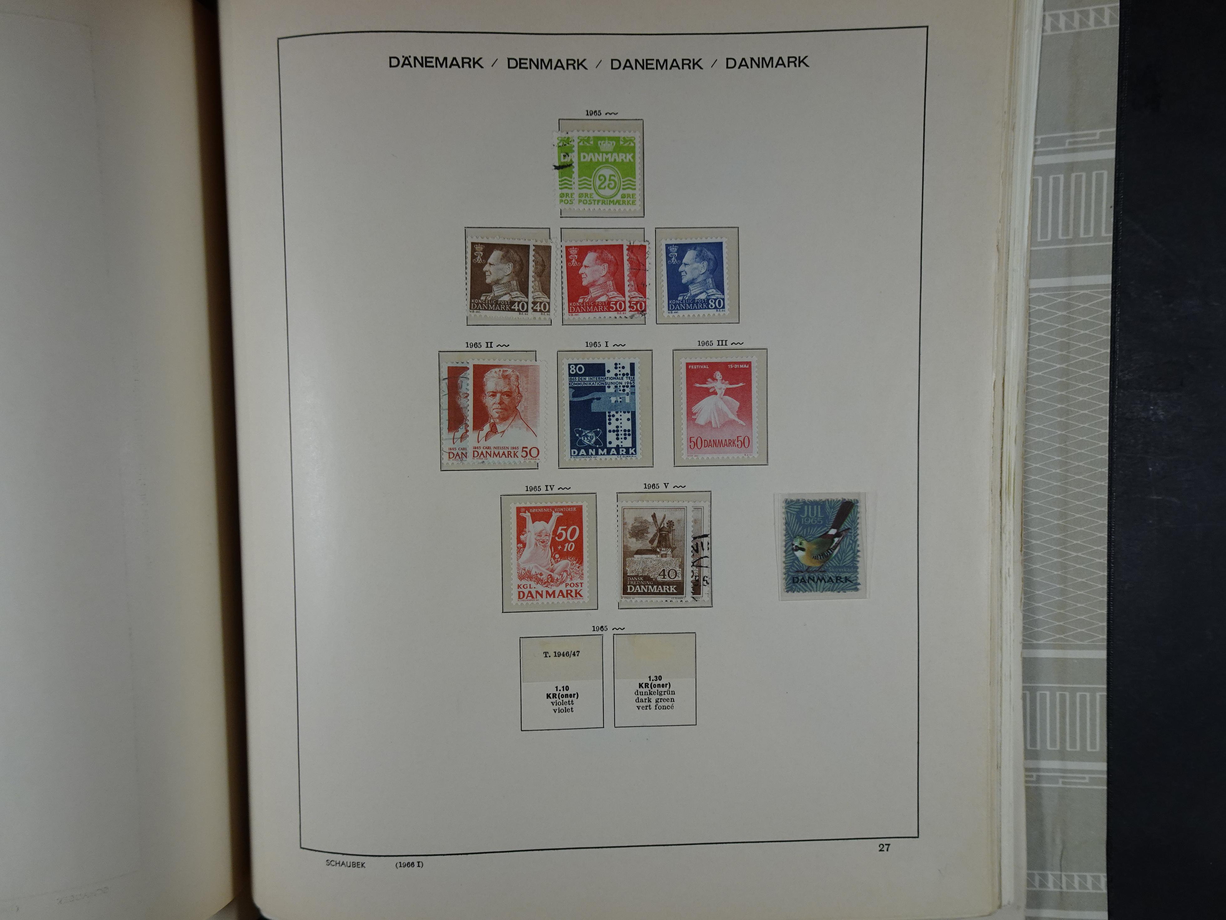 Oude KABE album met Europa letters A - D. 
Mooie verzameling veel beter materiaal. 175