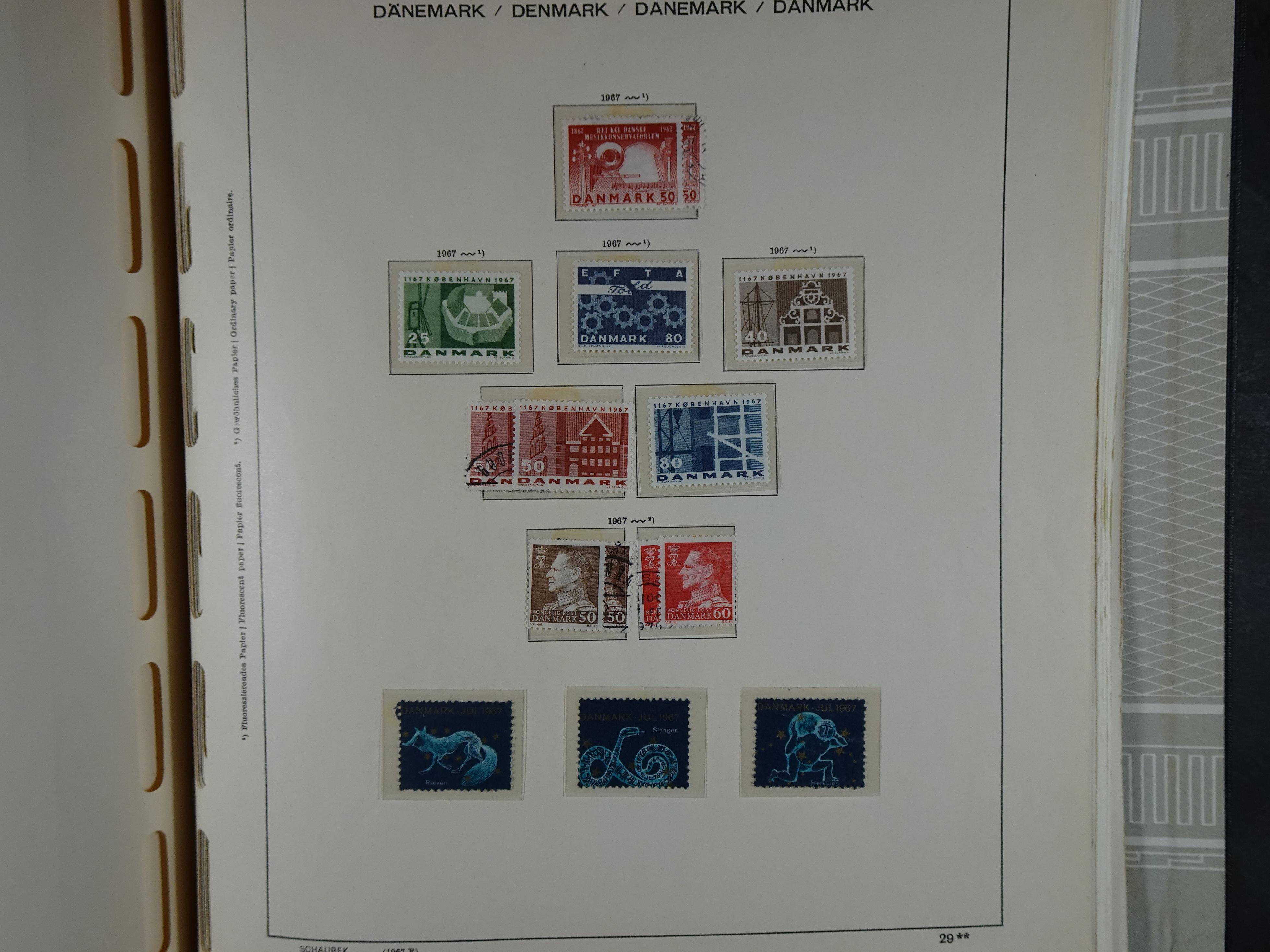 Oude KABE album met Europa letters A - D. 
Mooie verzameling veel beter materiaal. 179