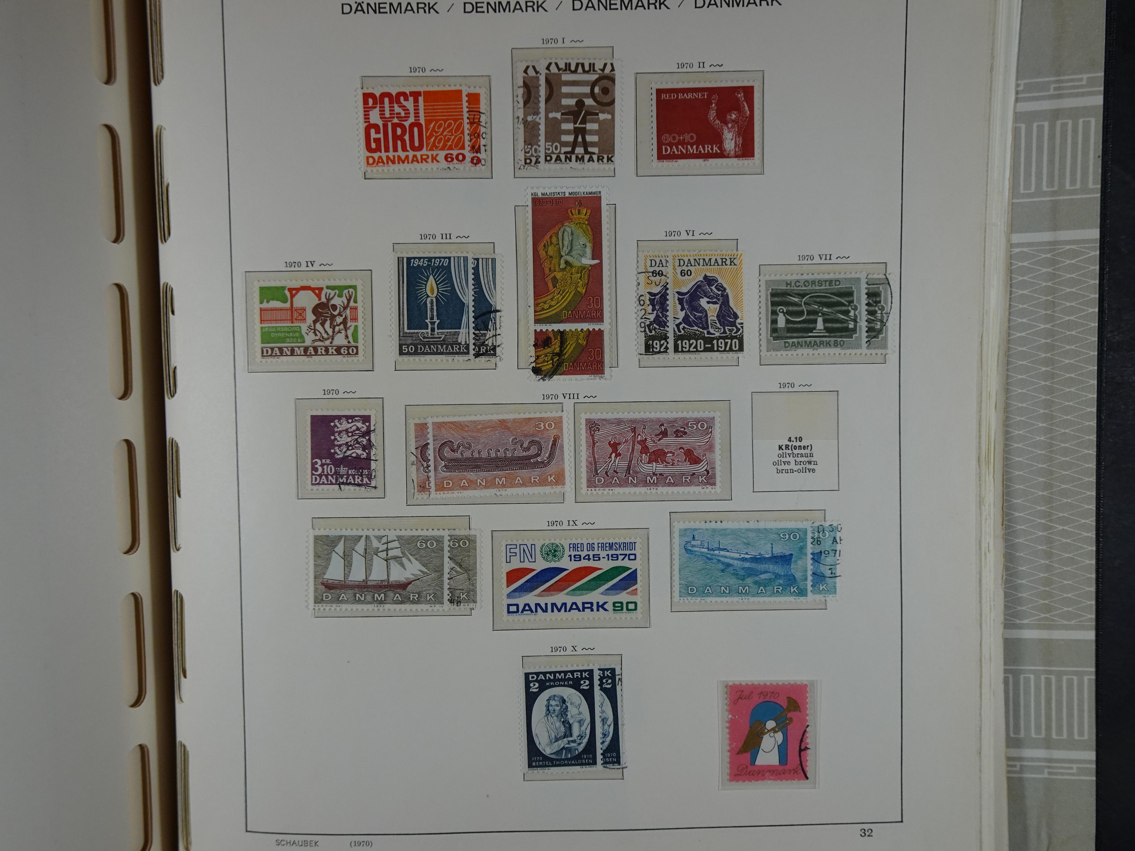 Oude KABE album met Europa letters A - D. 
Mooie verzameling veel beter materiaal. 182