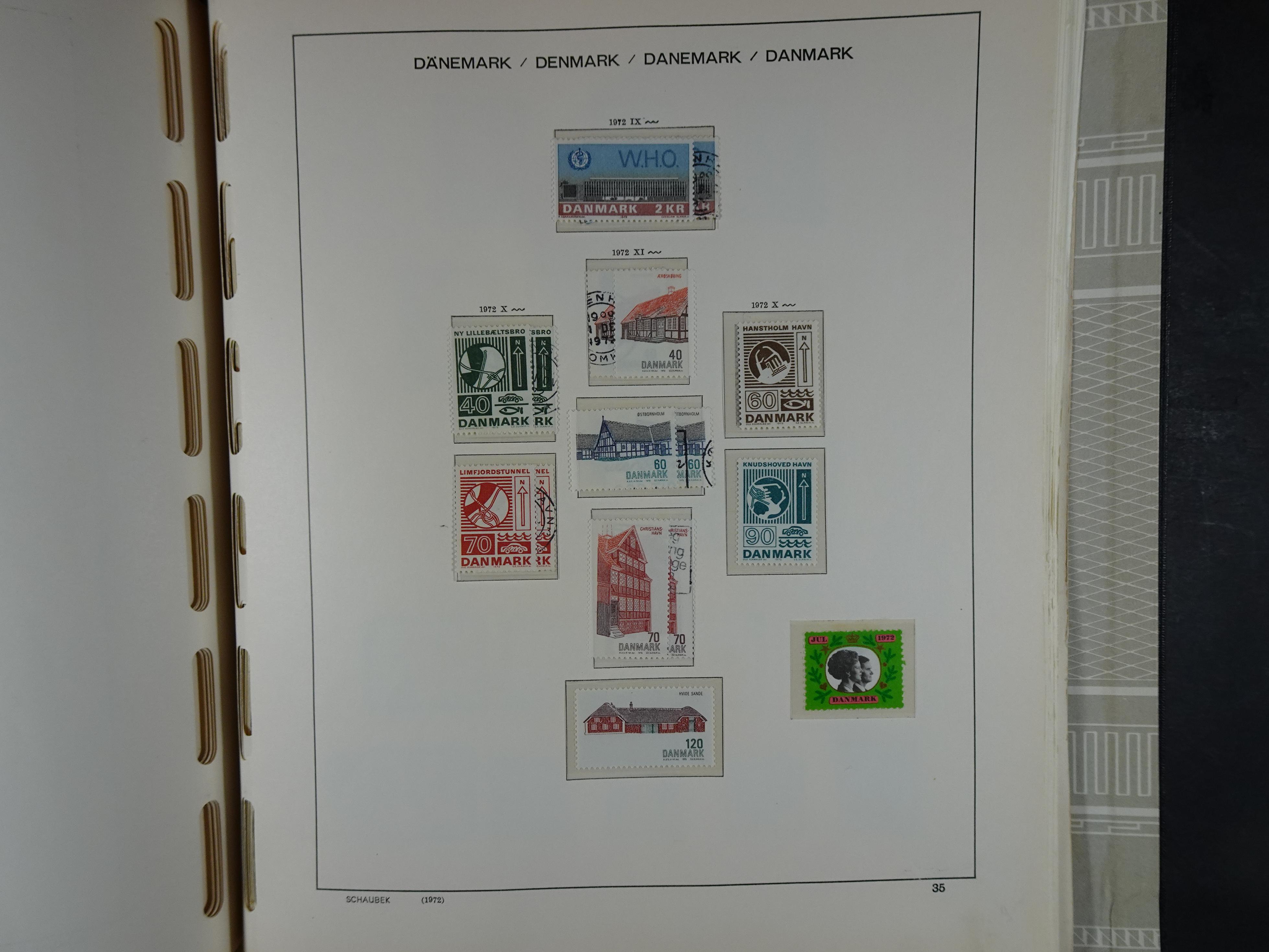 Oude KABE album met Europa letters A - D. 
Mooie verzameling veel beter materiaal. 185