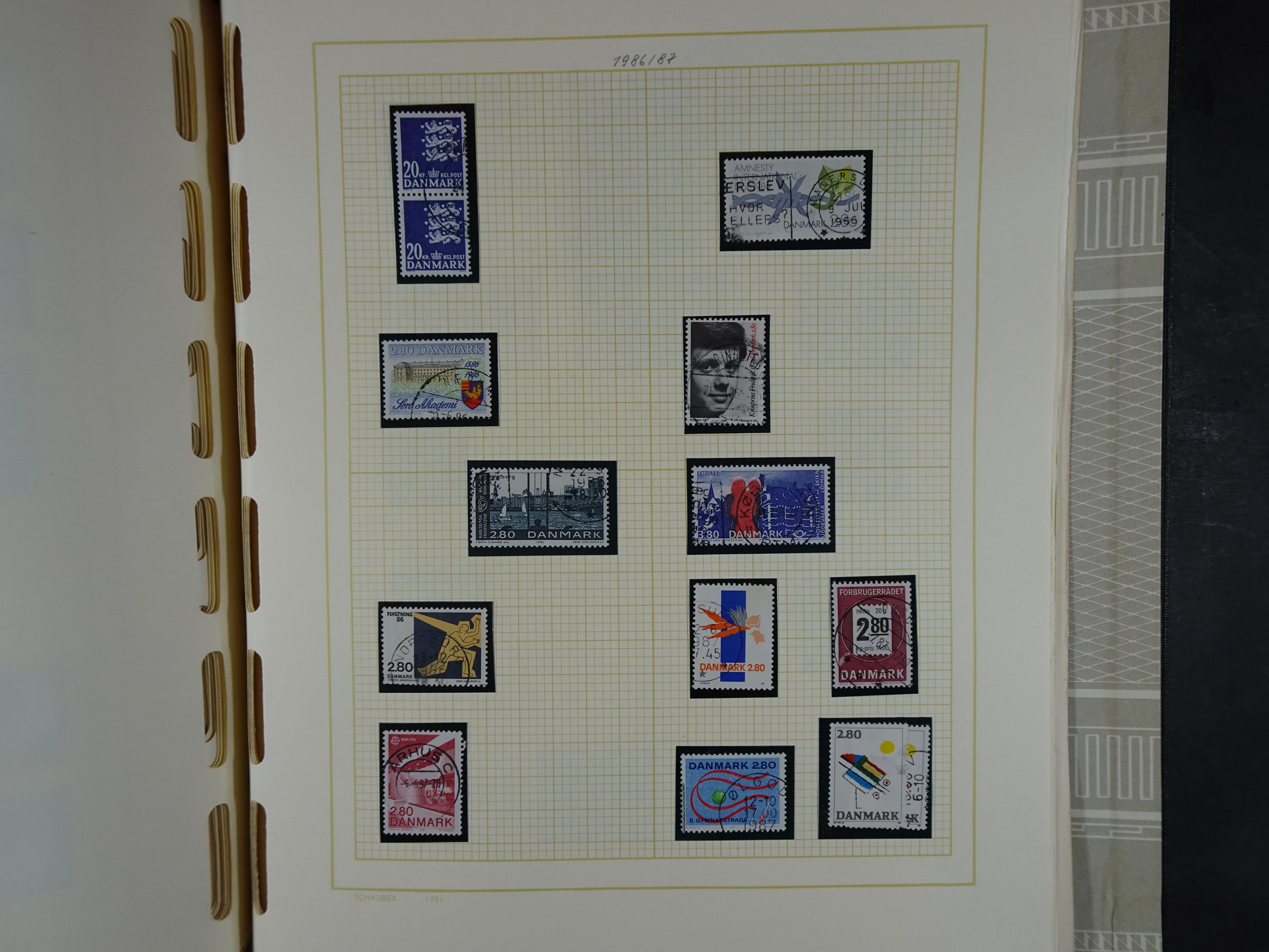 Oude KABE album met Europa letters A - D. 
Mooie verzameling veel beter materiaal. 196